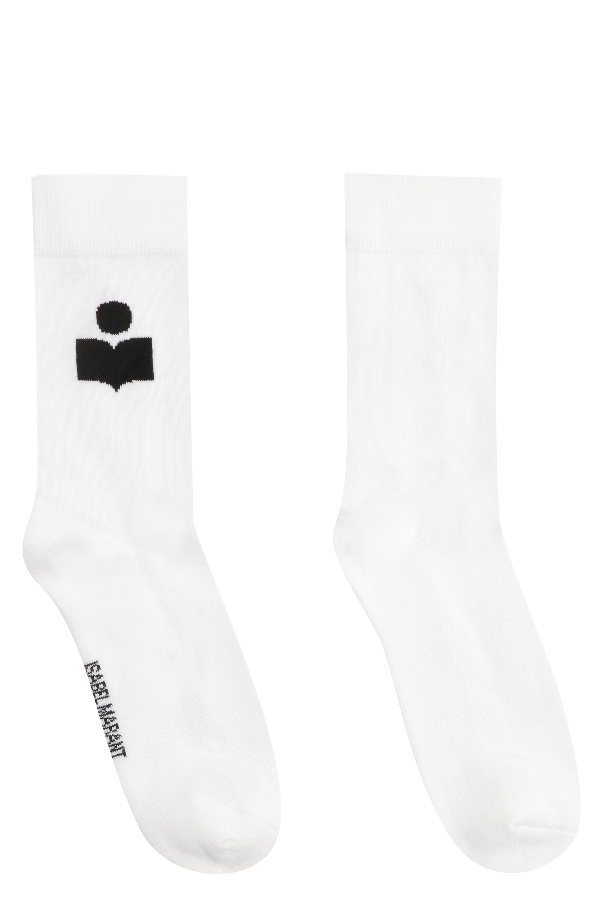 Siloki Logo Cotton Blend Socks