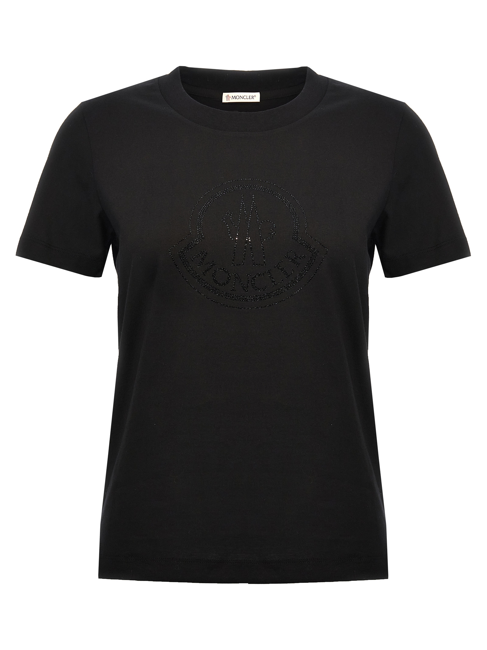 MONCLER RHINESTONE LOGO T-SHIRT 