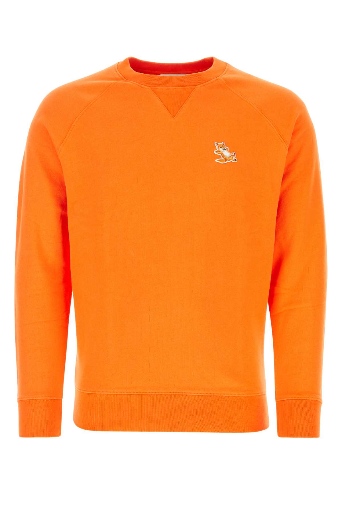 Maison Kitsuné Orange Cotton Sweatshirt