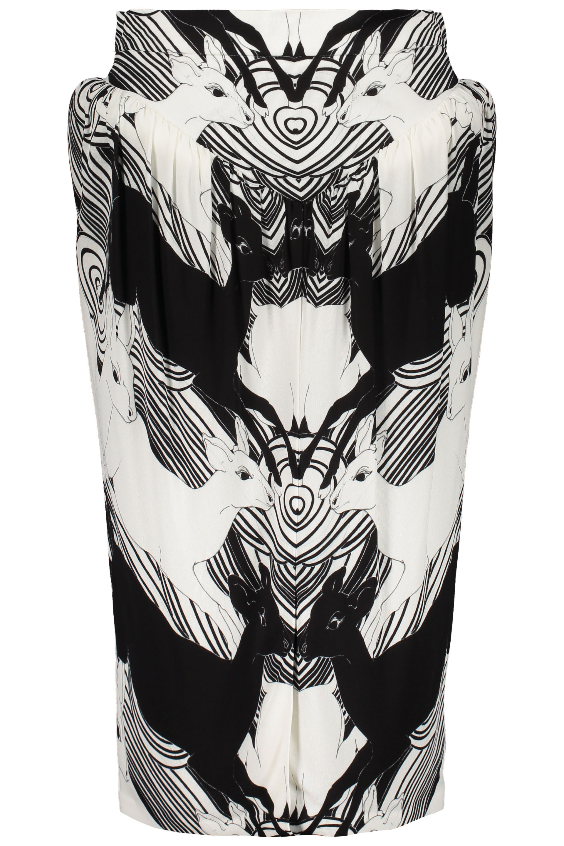 Printed Midi Skirt