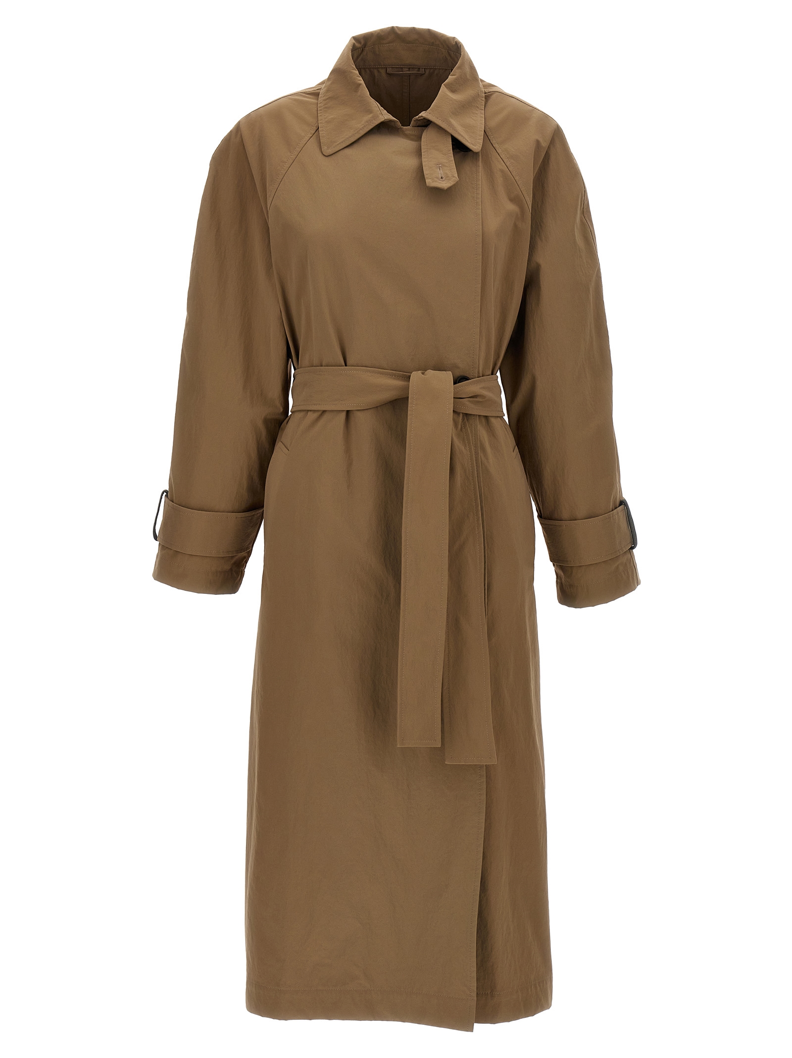 Techno Canvas Trench Coat