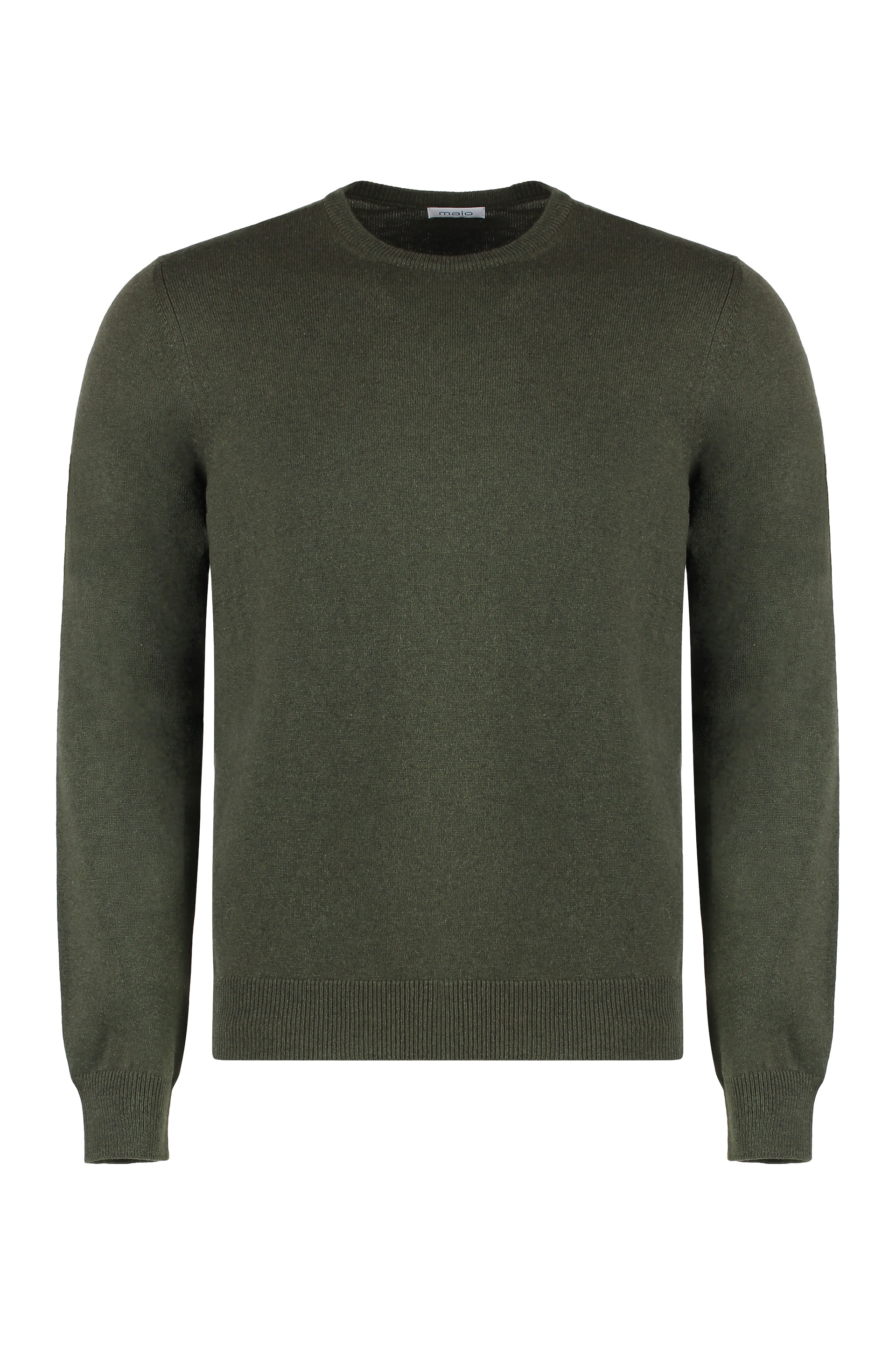 Malo Cashmere Blend Pullover In Green