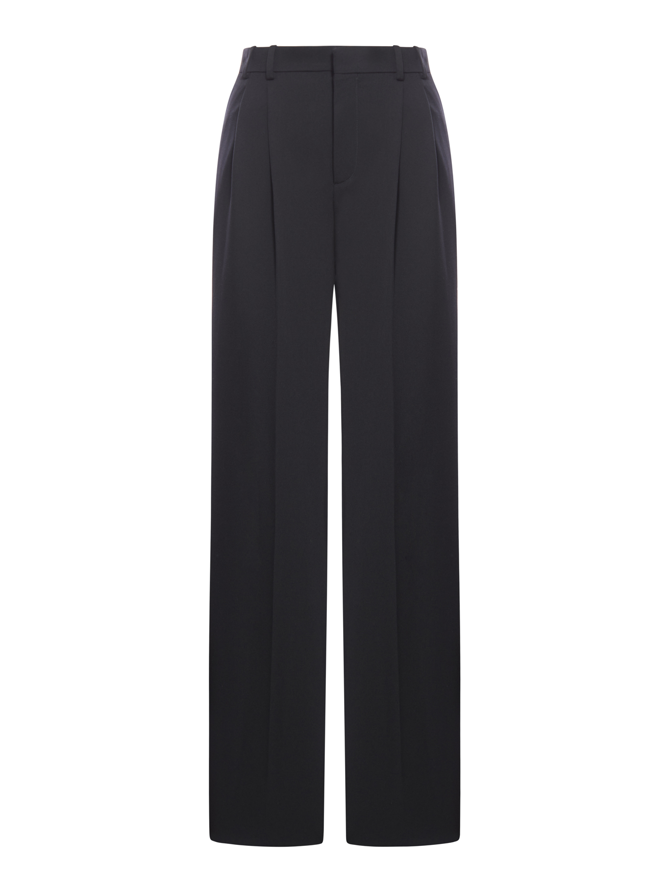 Pantalon Grain De Poudre De Laine