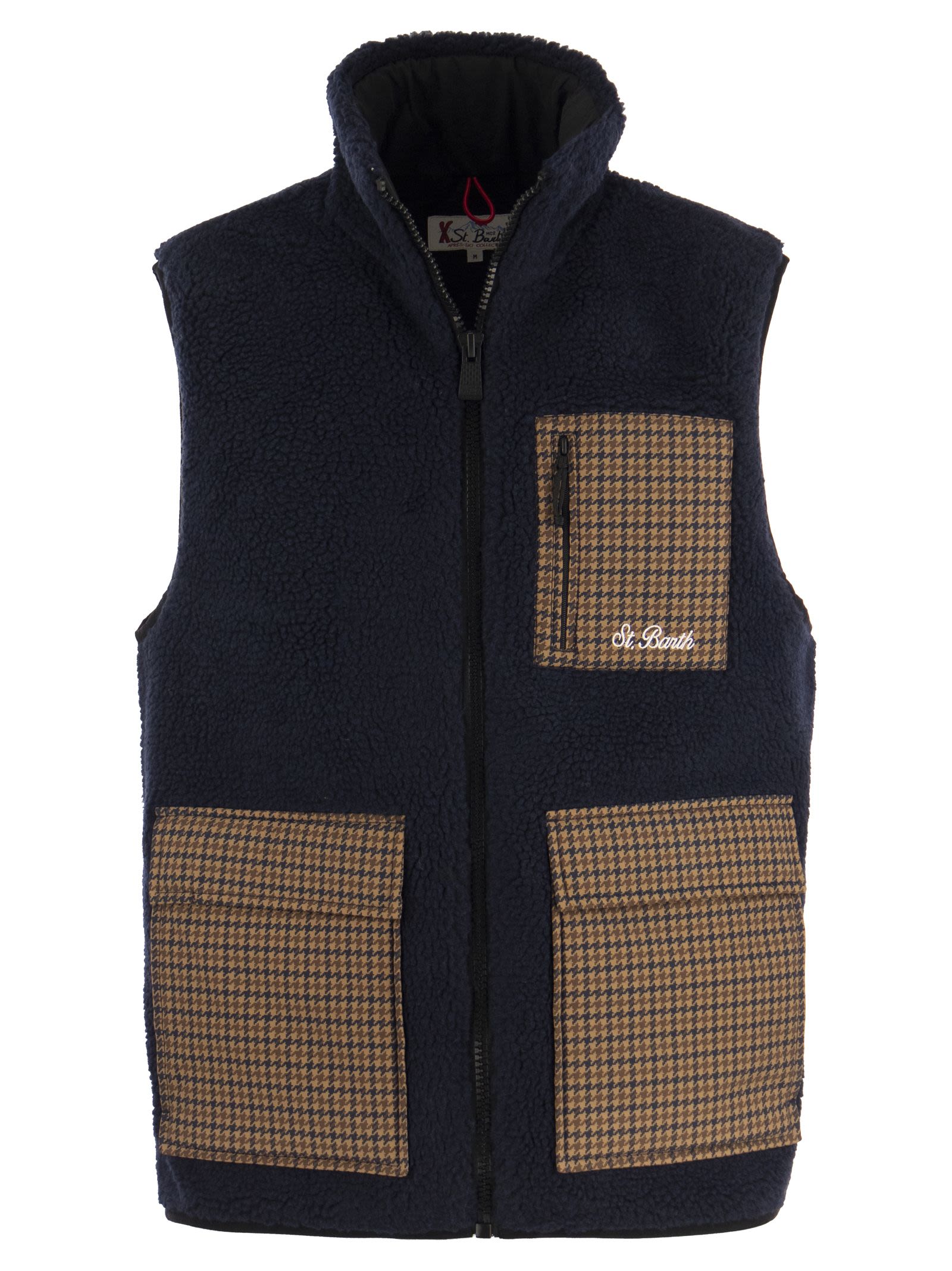 Sherpa Waistcoat With Patch Pockets