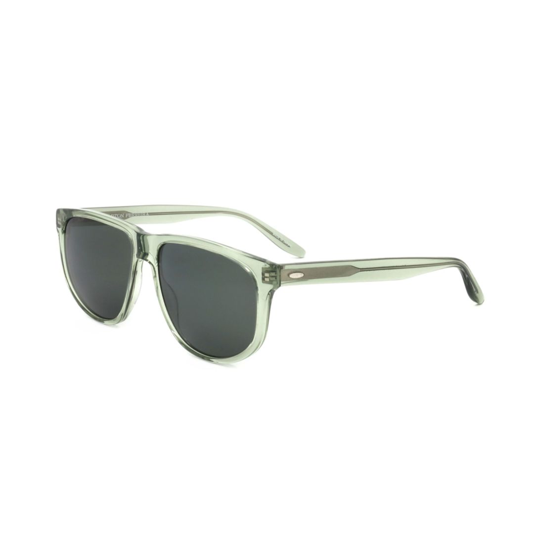 Barton Perreira X 007 Legacy Collection Goldfinger 55mm Square Sunglasses In 0ac-green