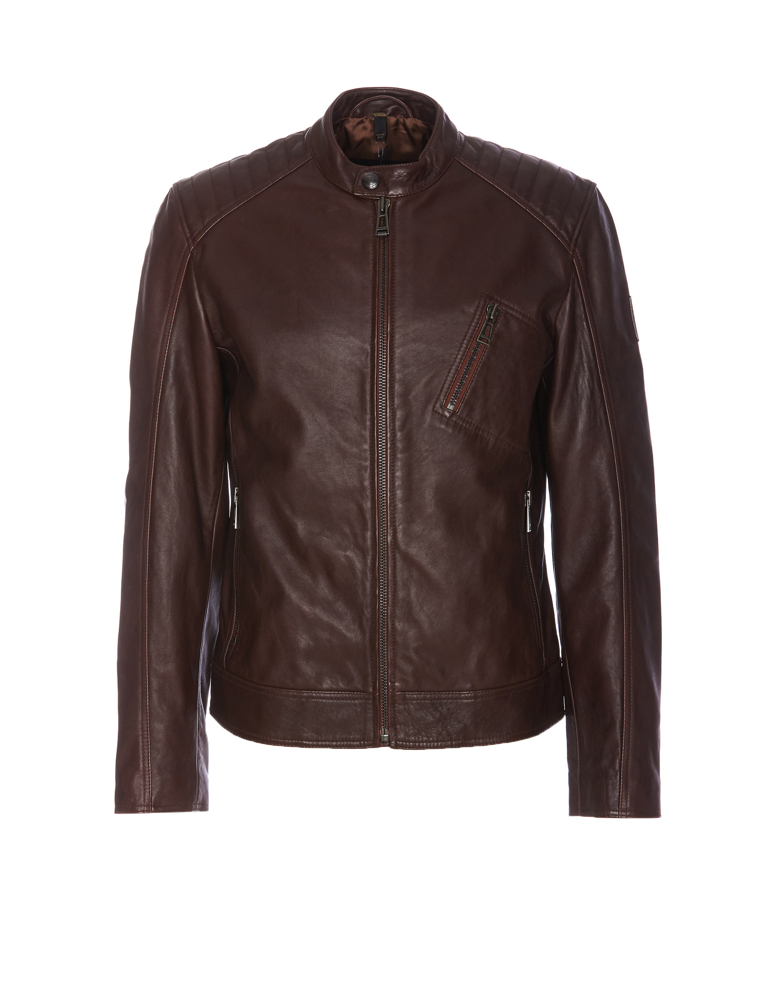 V Racer Leather Jacket