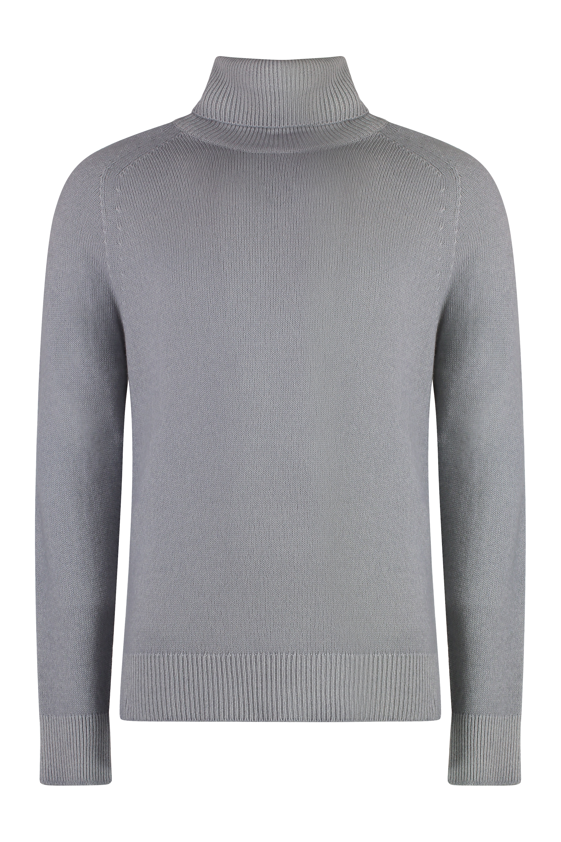 Malo Cashmere Turtleneck Sweater In Grey