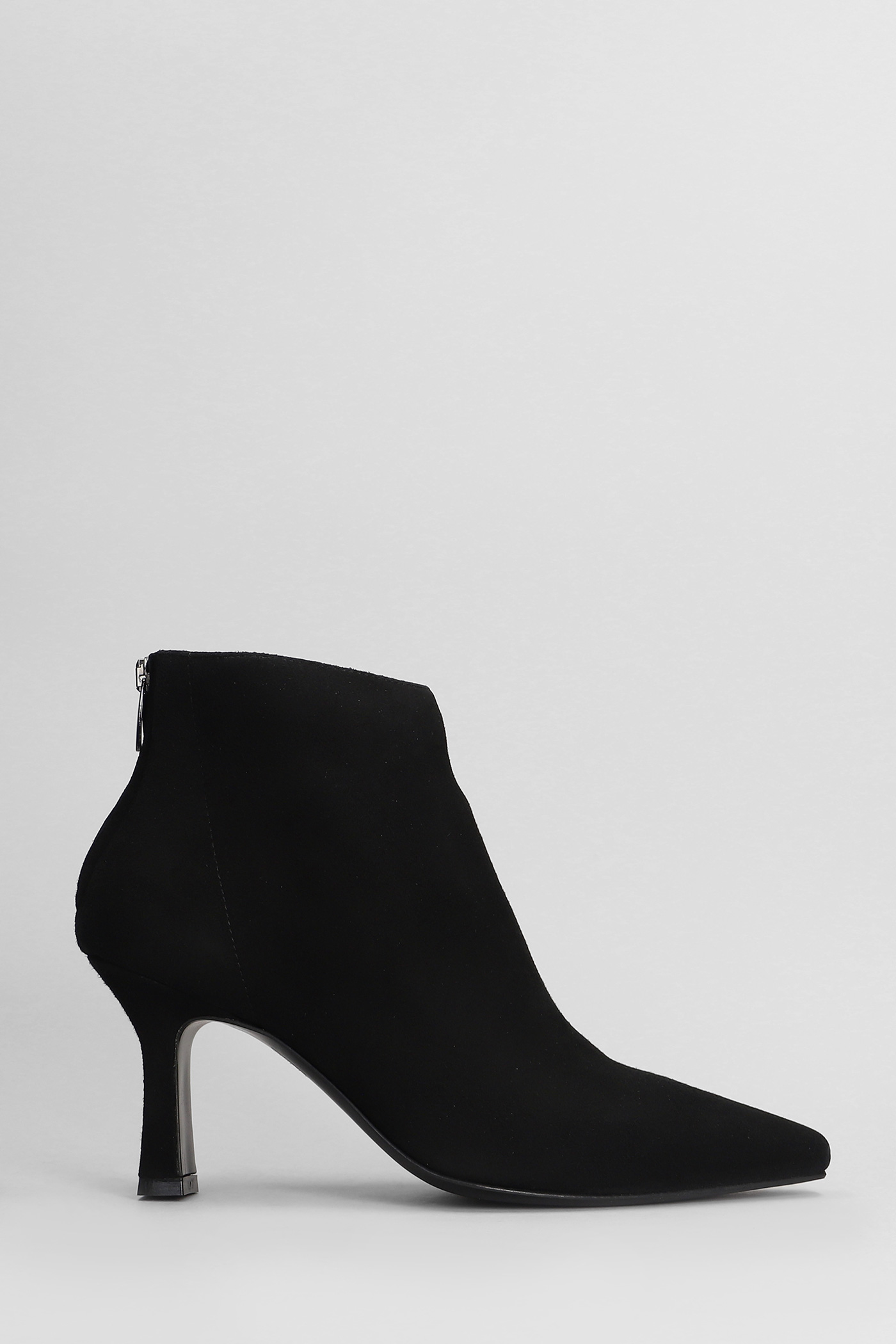 Texan Ankle Boots In Black Suede