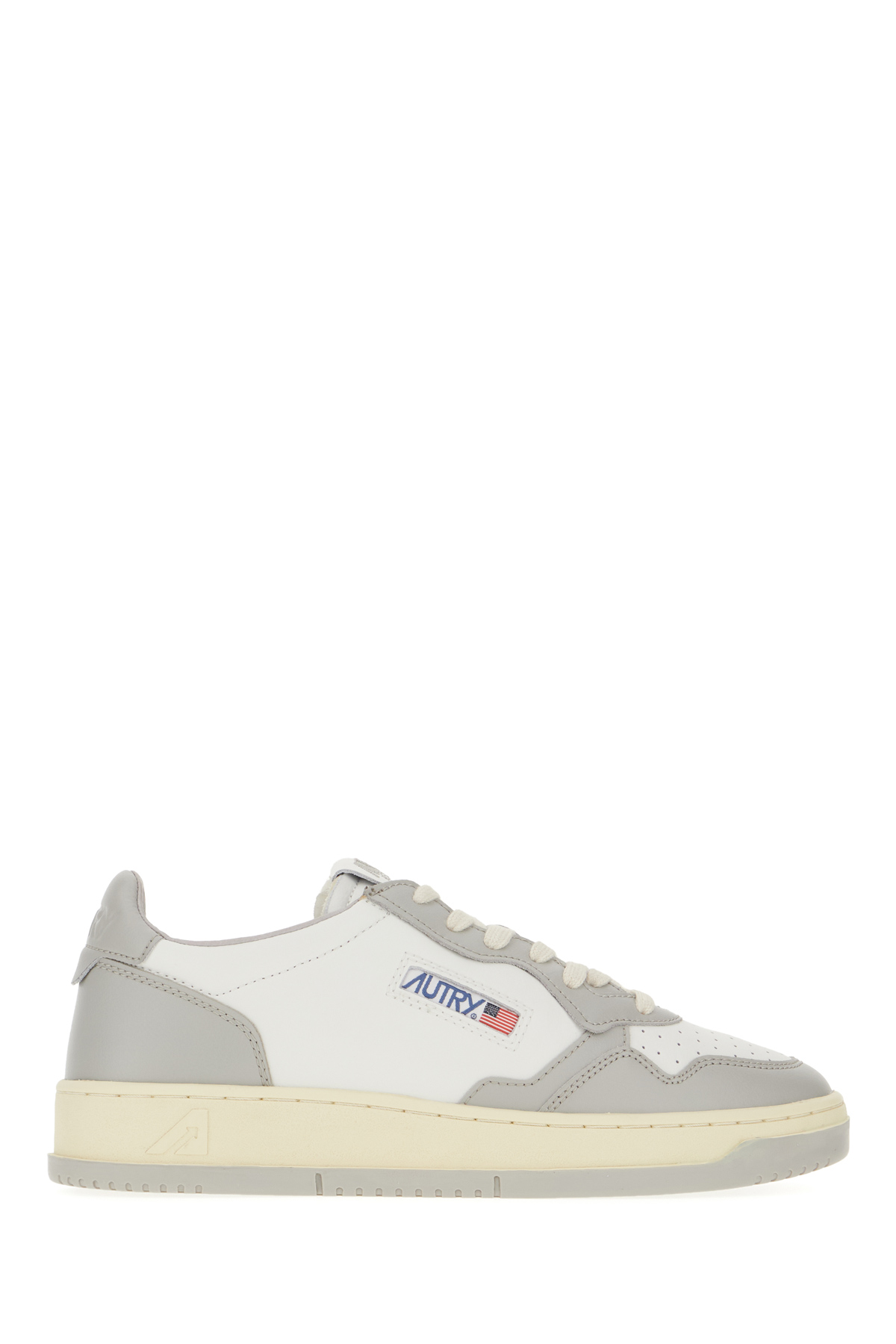 Two-tone Leather Medalist Sneakers