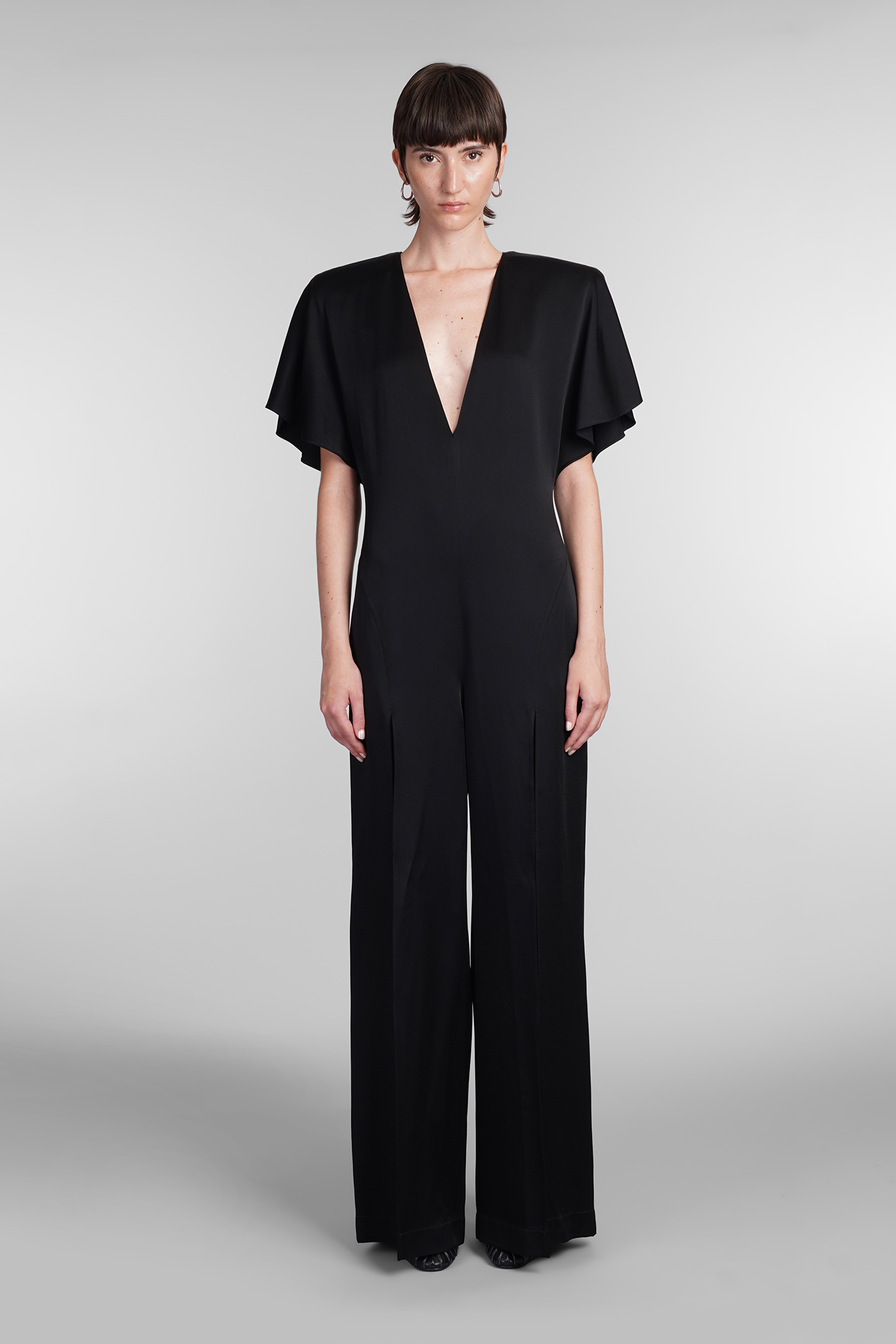 Jumpsuit In Black Viscose