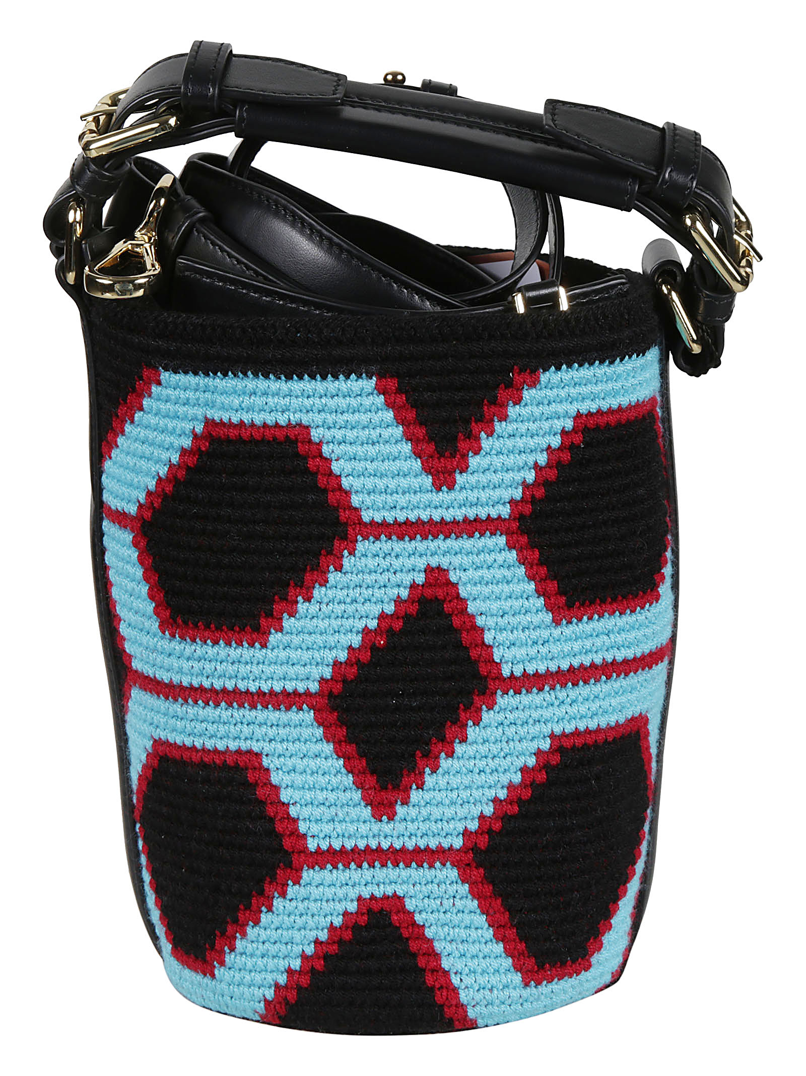 Hexagon Cylinder Crossbody Bag