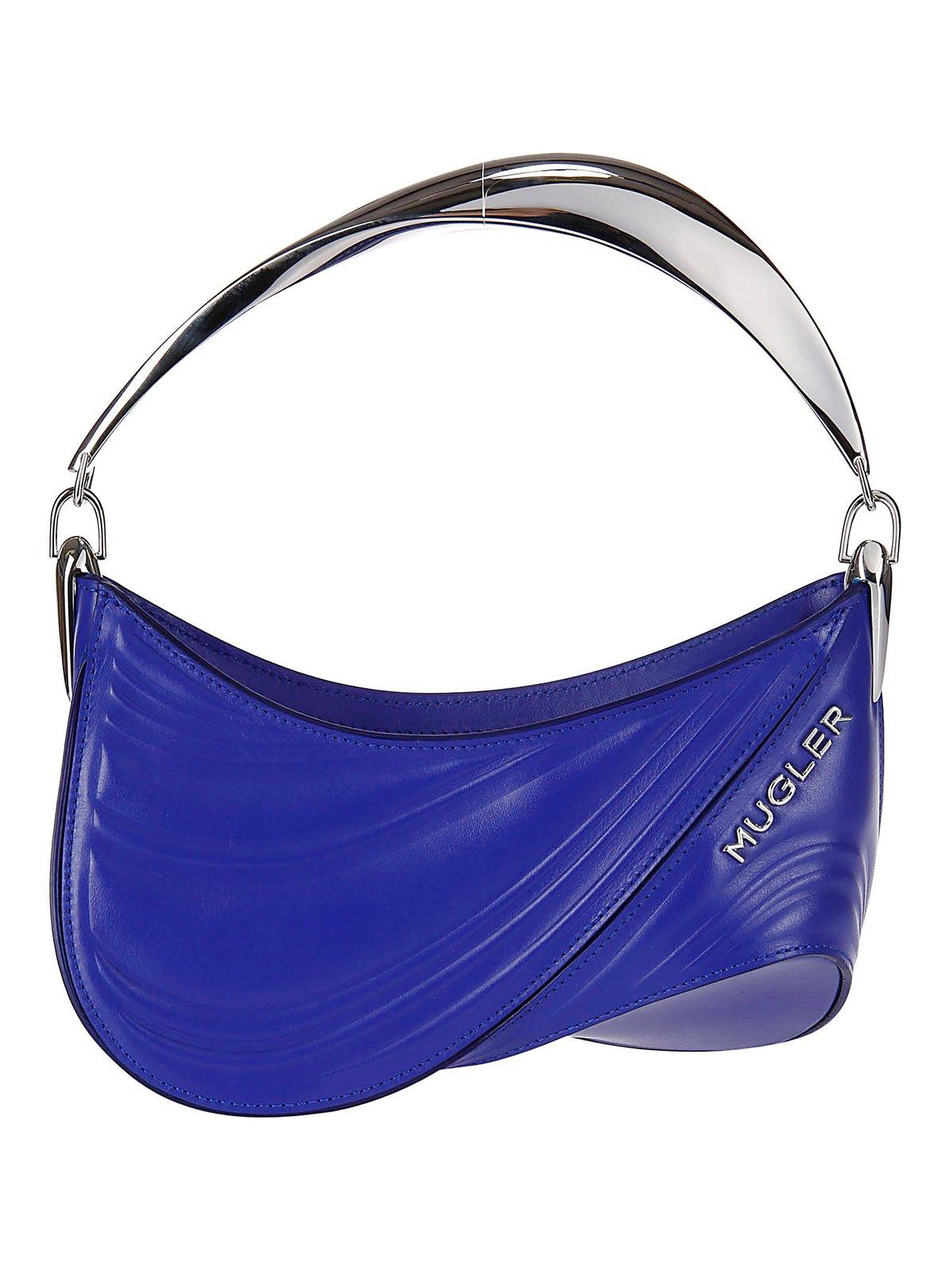 Logo Plaque Zipped Shoulder Bag