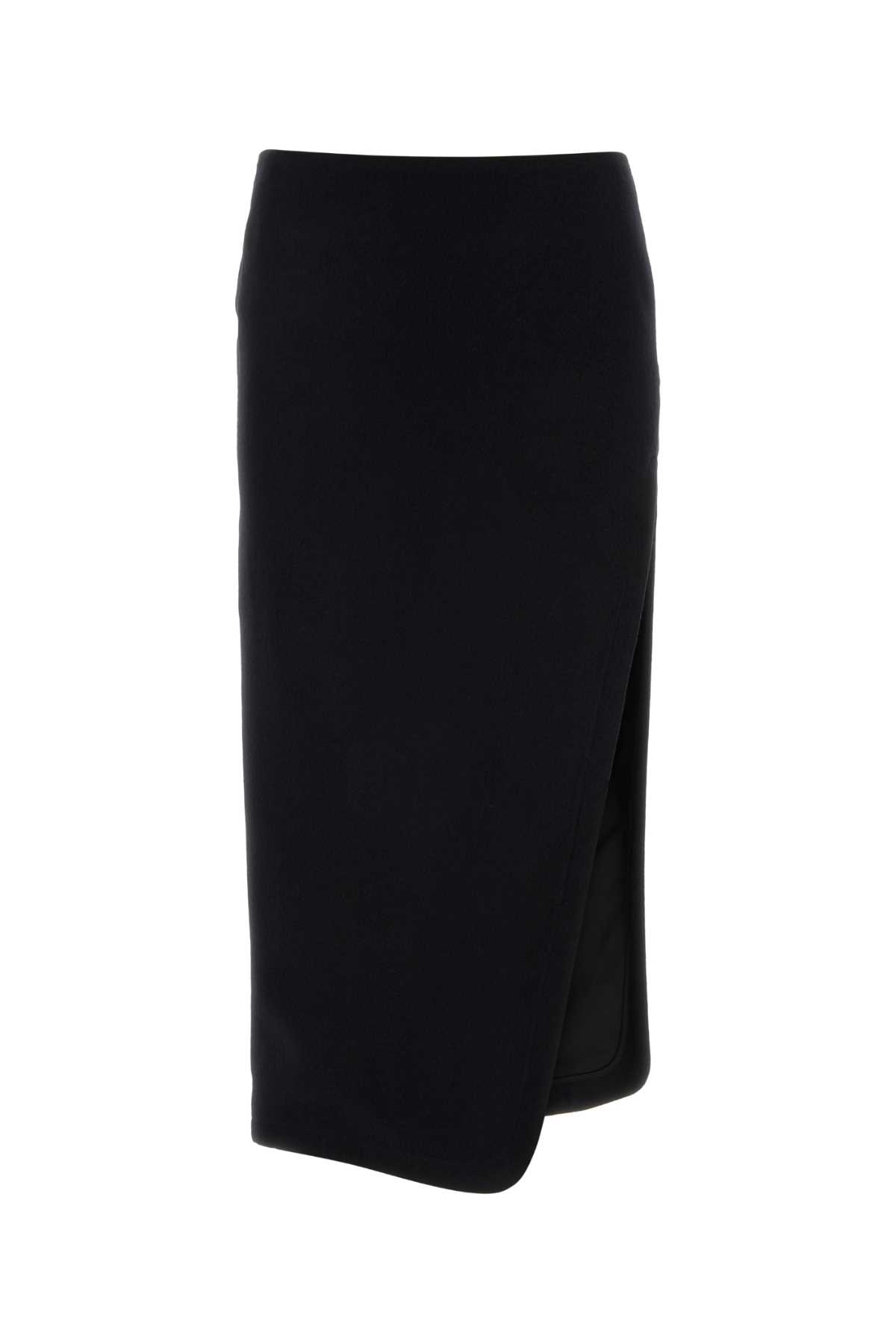 Black Felt Oline Skirt