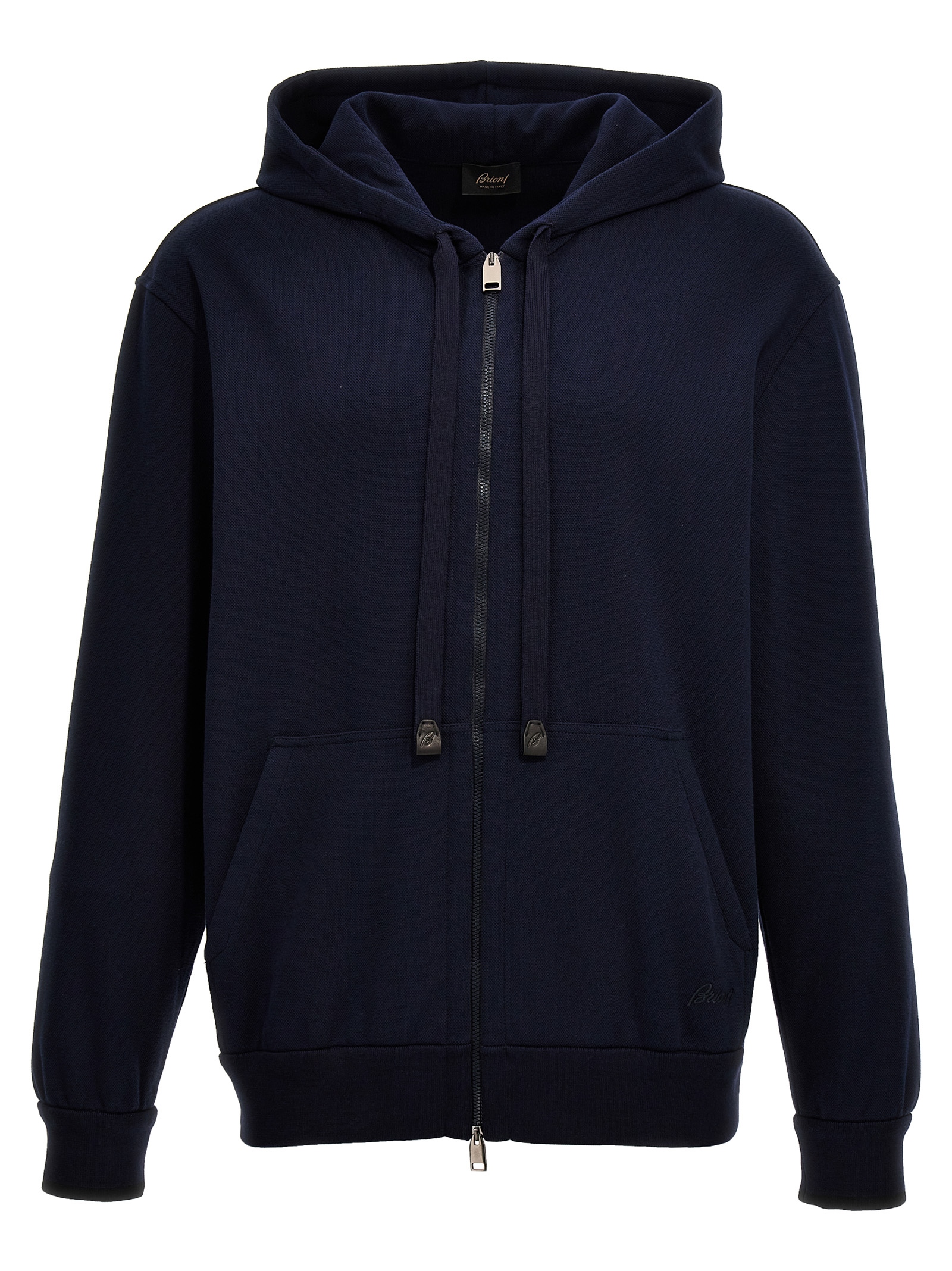 Piquet Cotton Hoodie