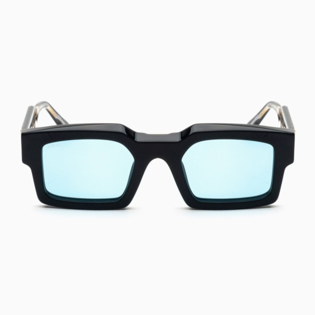 Bust Out Jasonnero Opaco-sc010 Azzurro In Nero Opaco-sc010 Azzurro