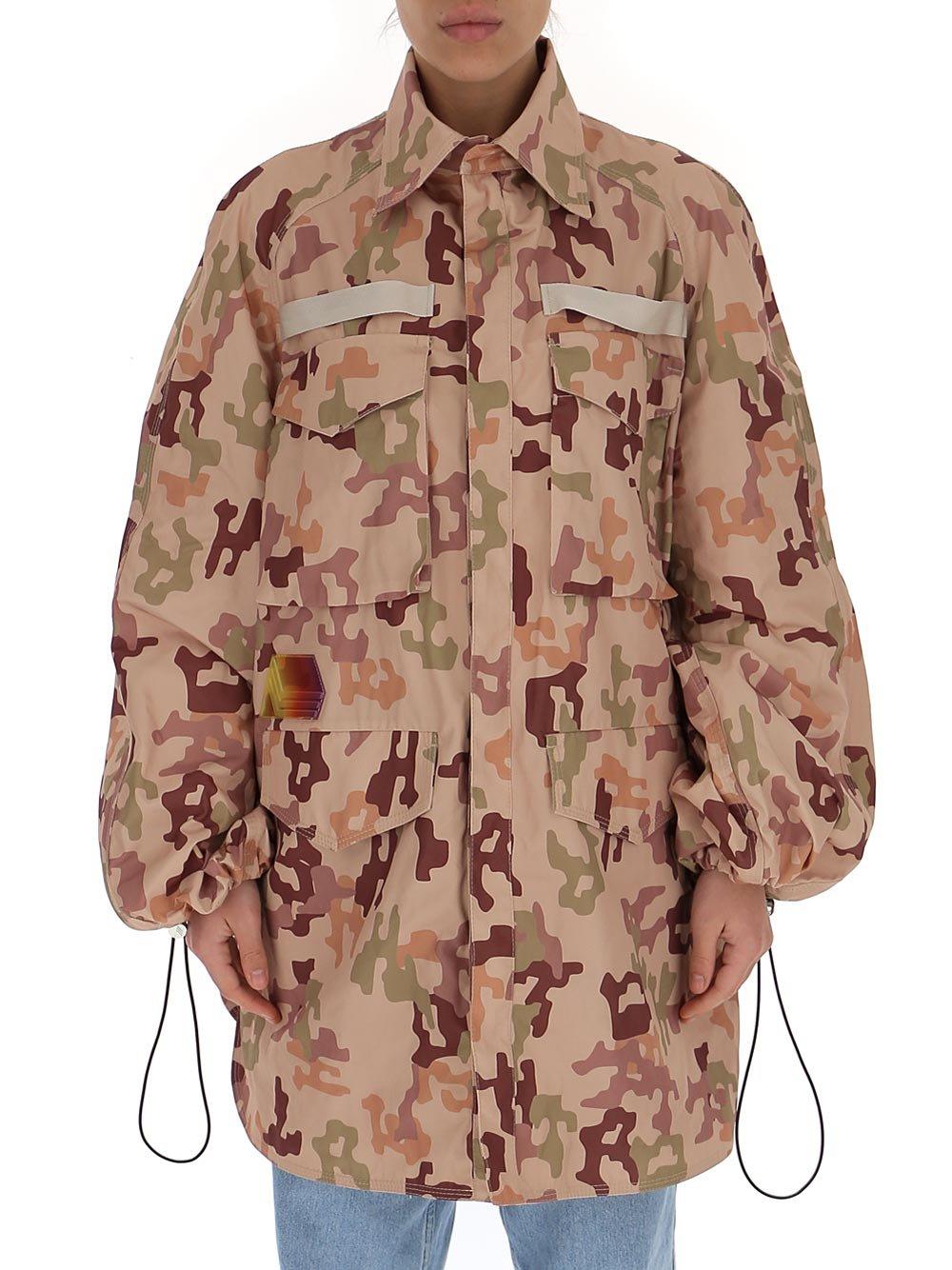 Oversized Camouflage Parka