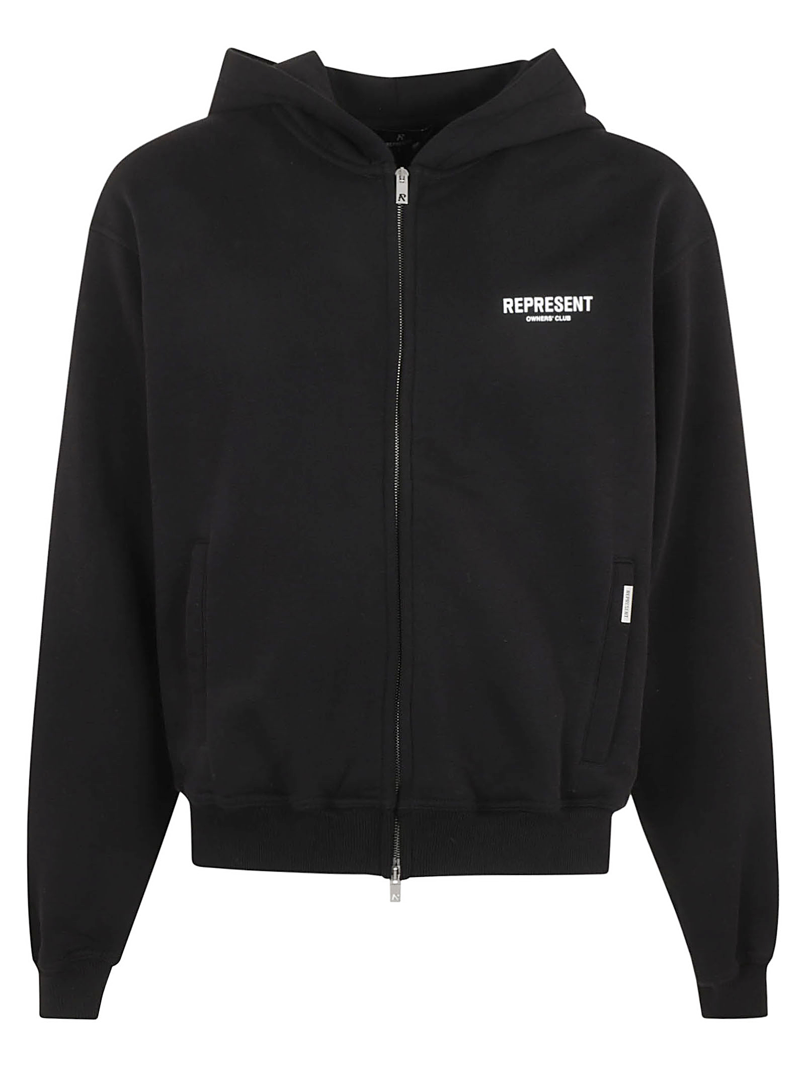 Logo Print Zipped Hoodie