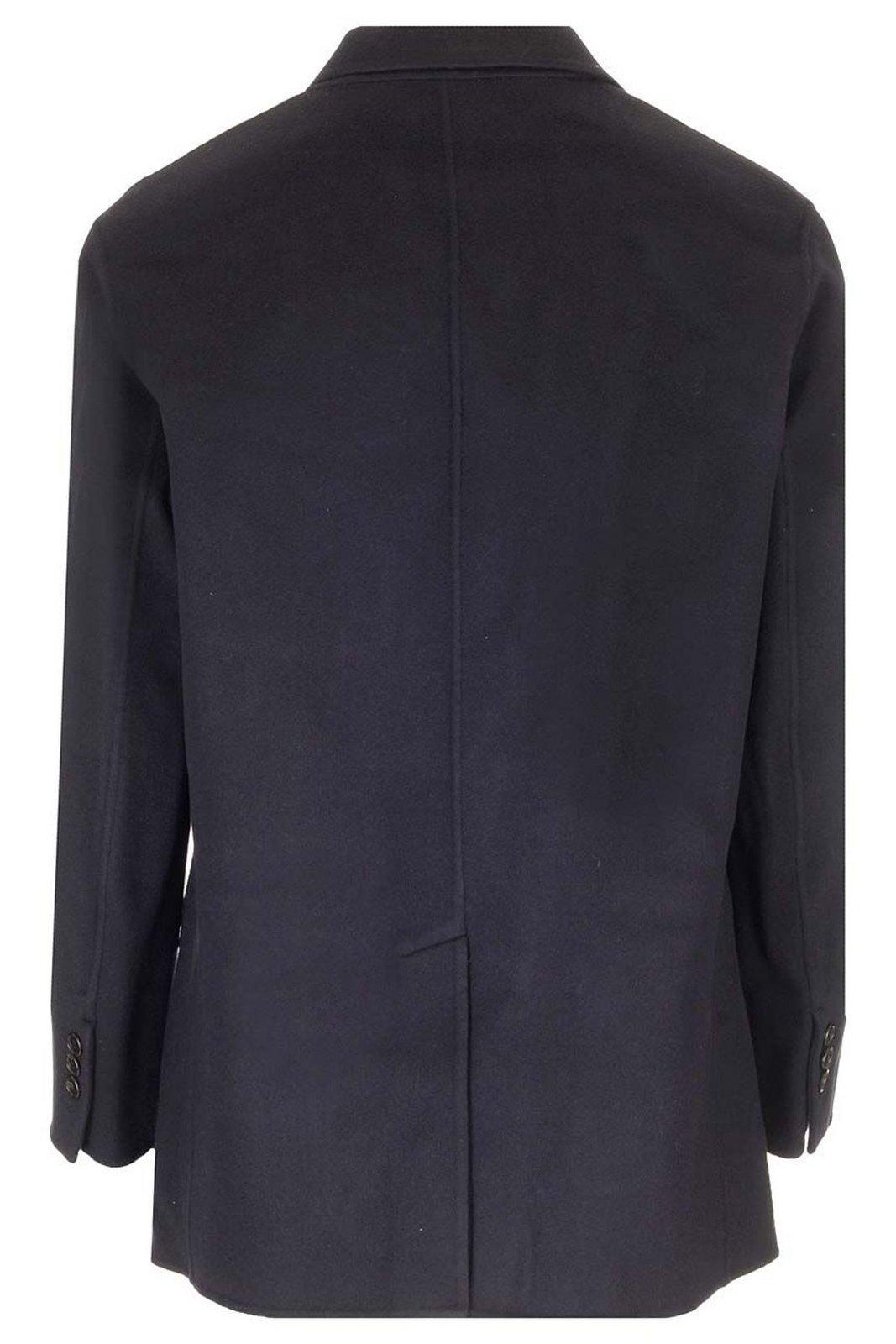 Theory Double-face Oversized Blazer In Blue