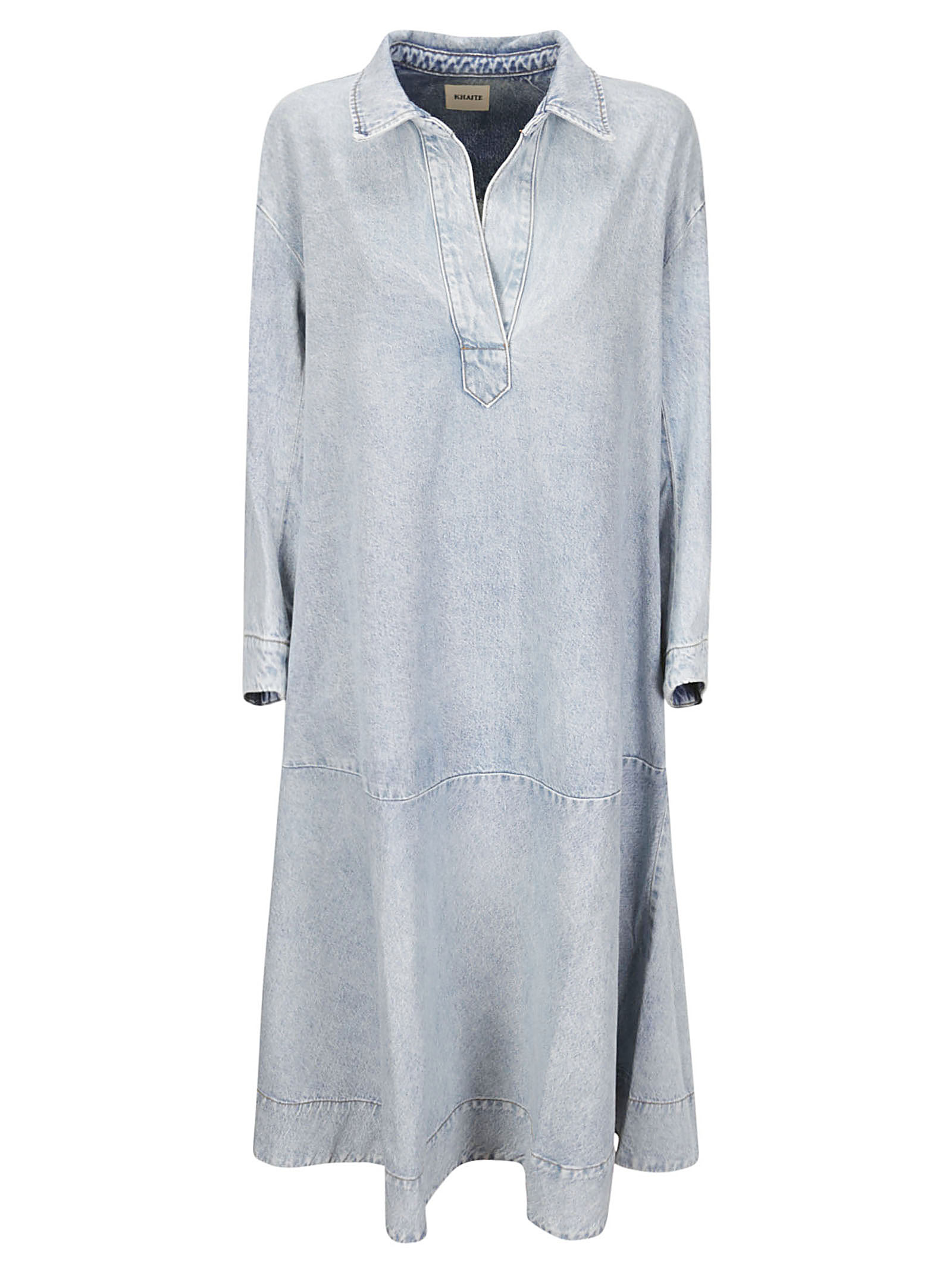 Long-sleeved Denim Dress