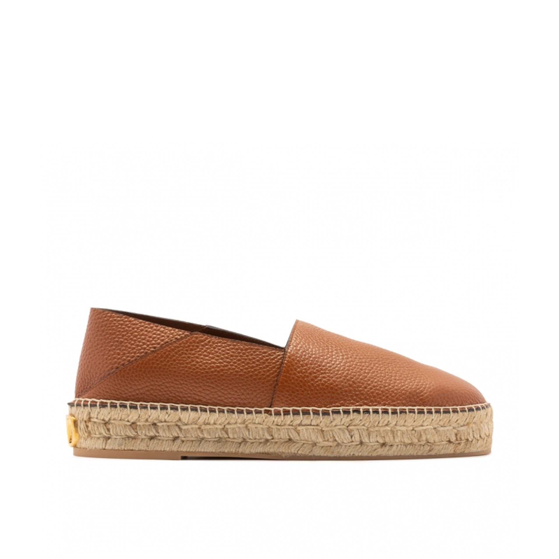 Garavani Logo-plaque Leather Espadrilles