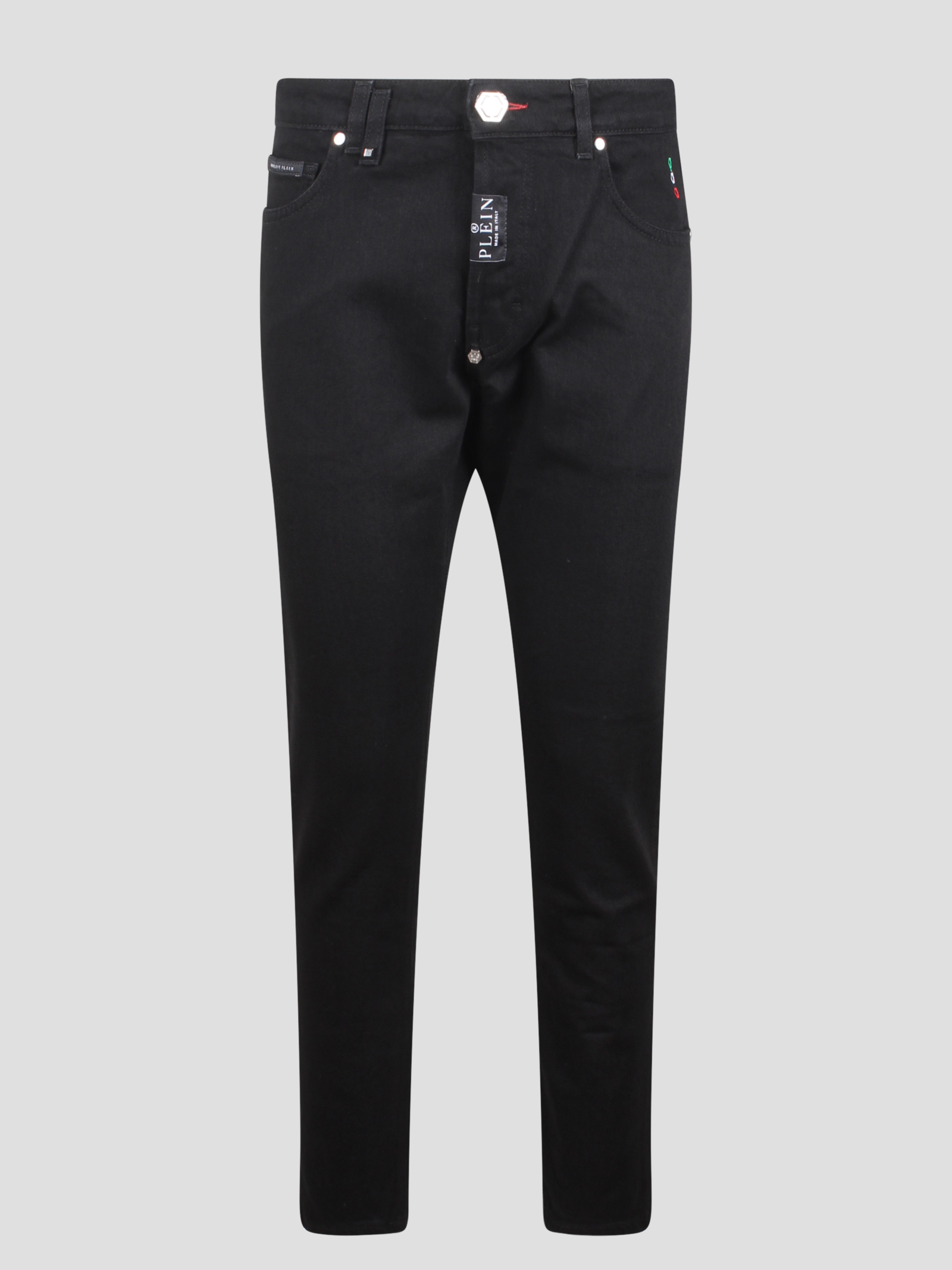 Skinny Fit Black Denim Trousers