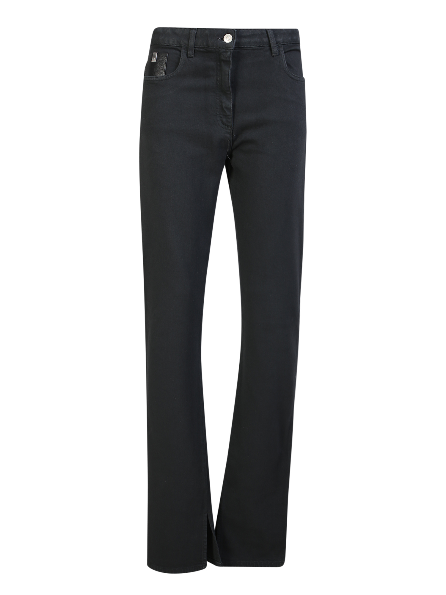 High-waisted Skinny Jeans Black