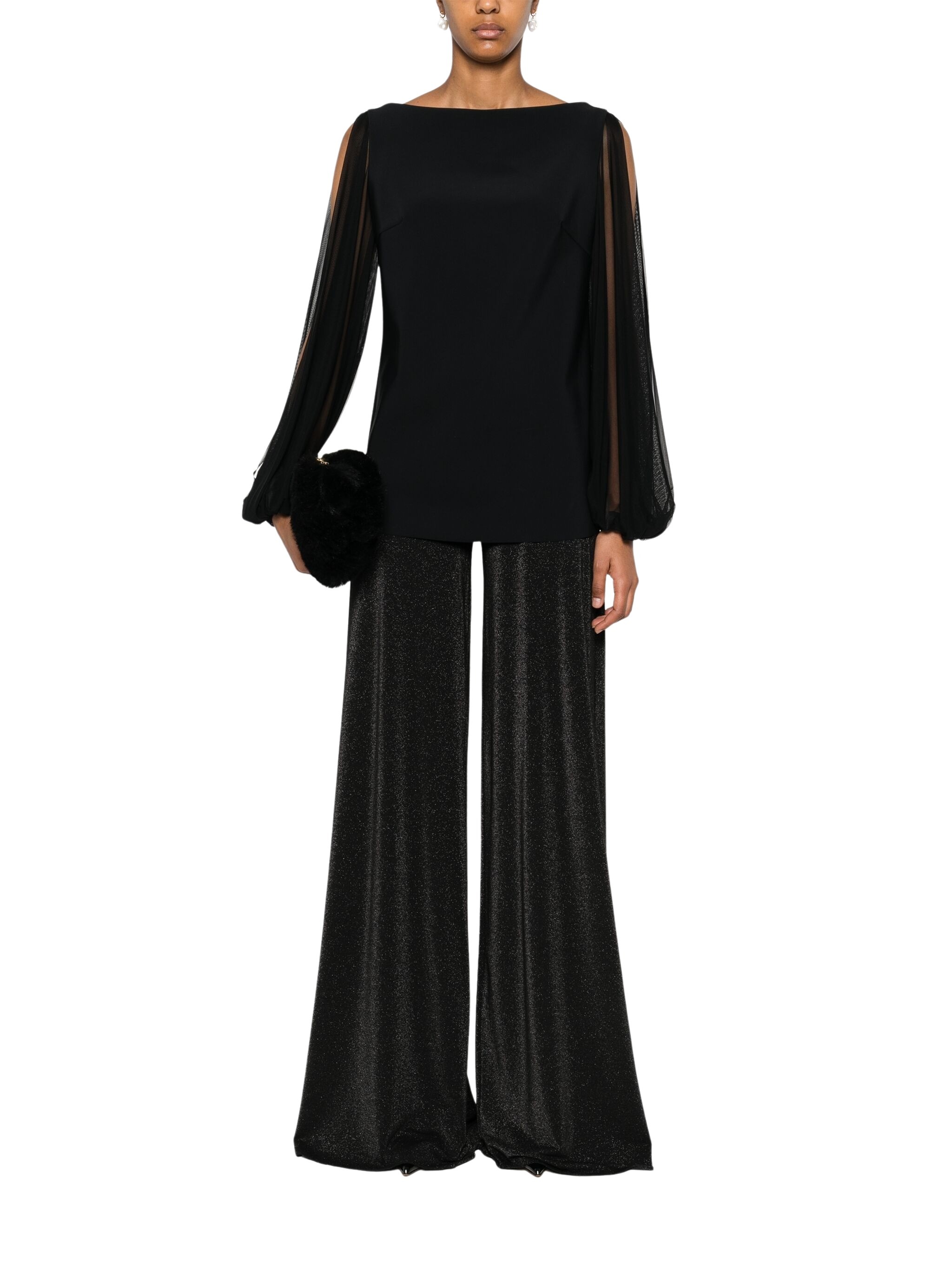 La Petit Robe Di Chiara Boni Shanti Illusion In Black