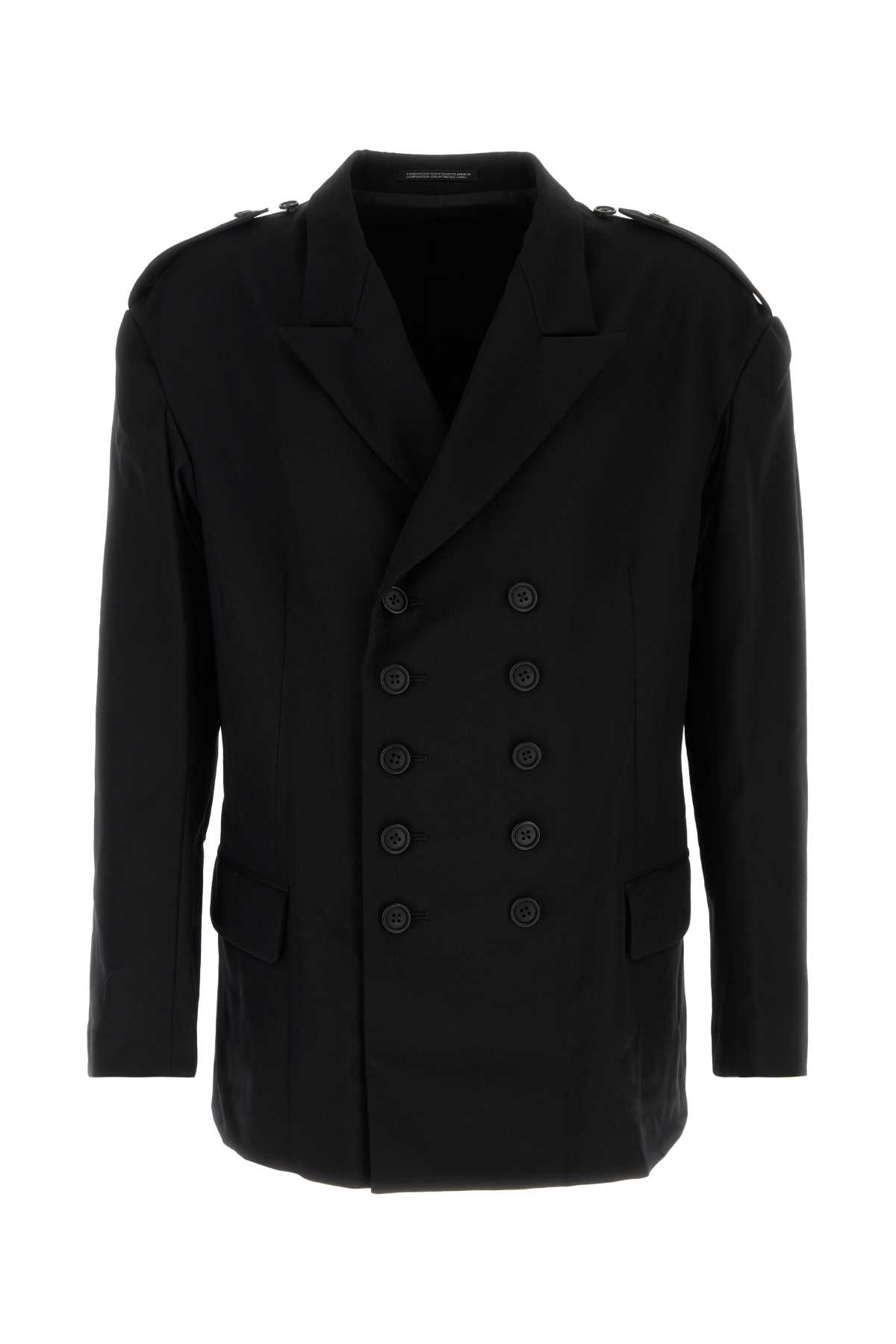 Black Wool Blazer