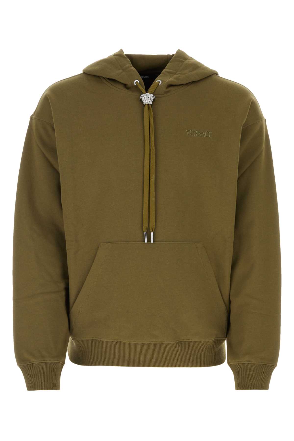 Army Green Cotton Sweatshirt