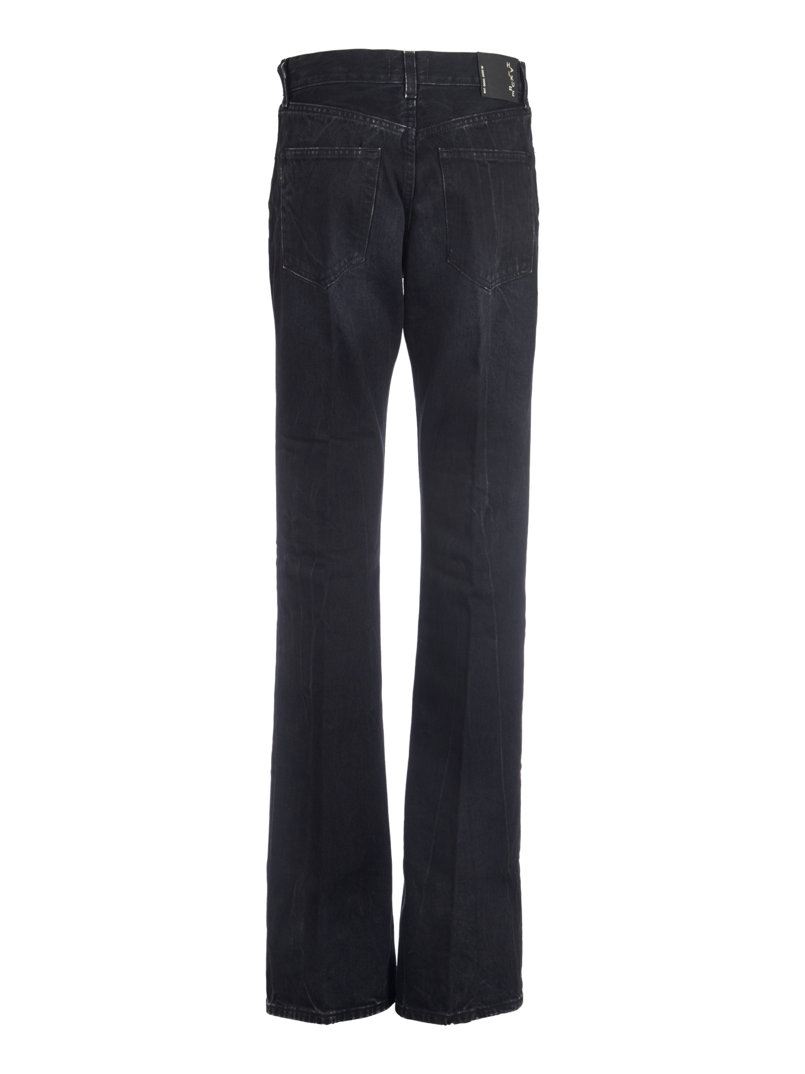Haikure Flora Jeans In Black Cotton In Black
