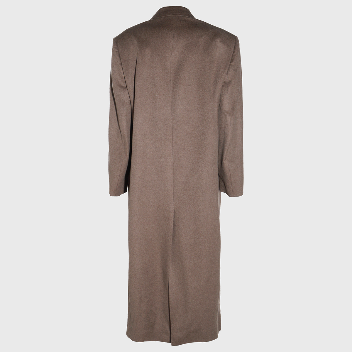 THE ROW BROWN WOOL COAT 