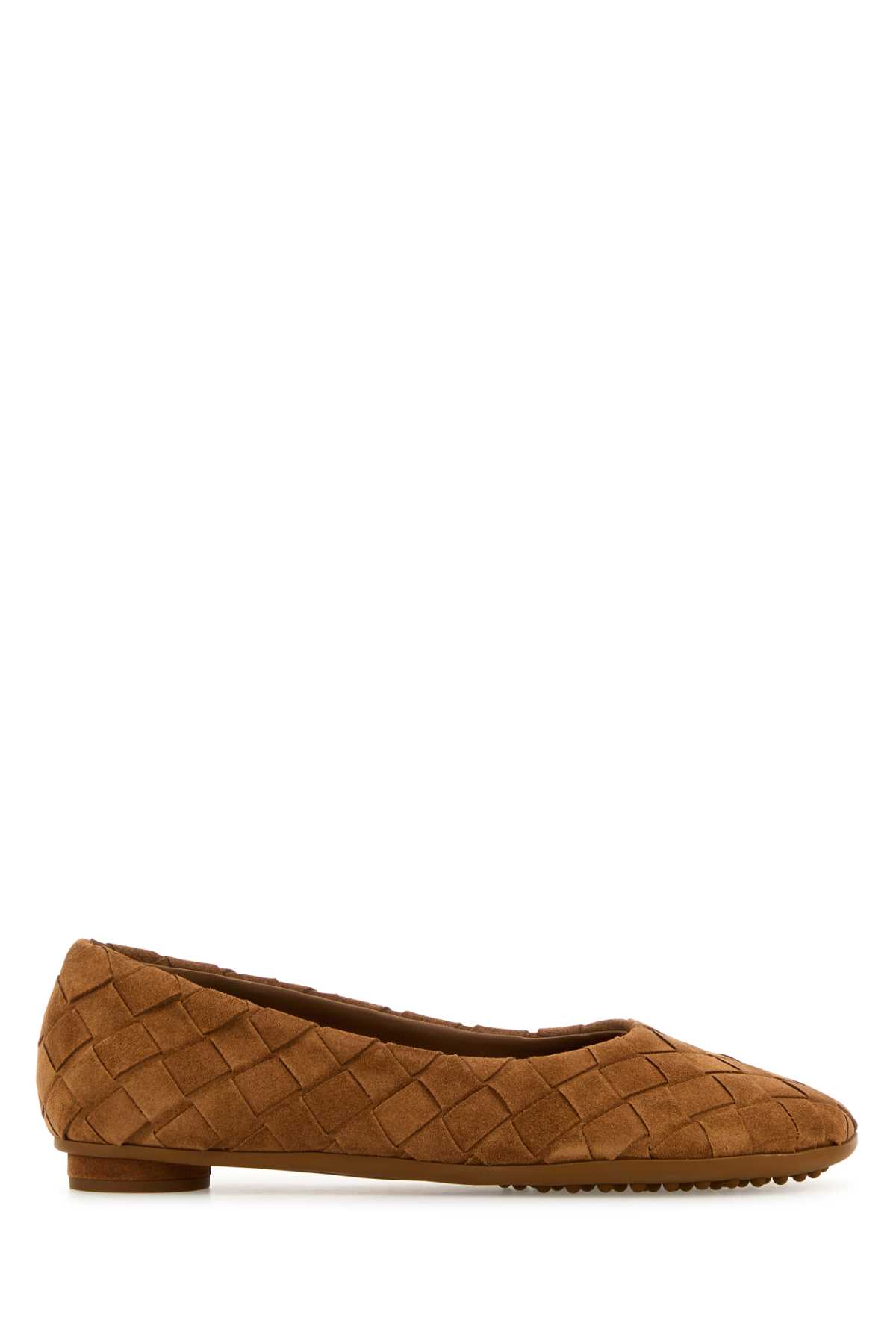 Caramel Suede Atomic Ballerinas