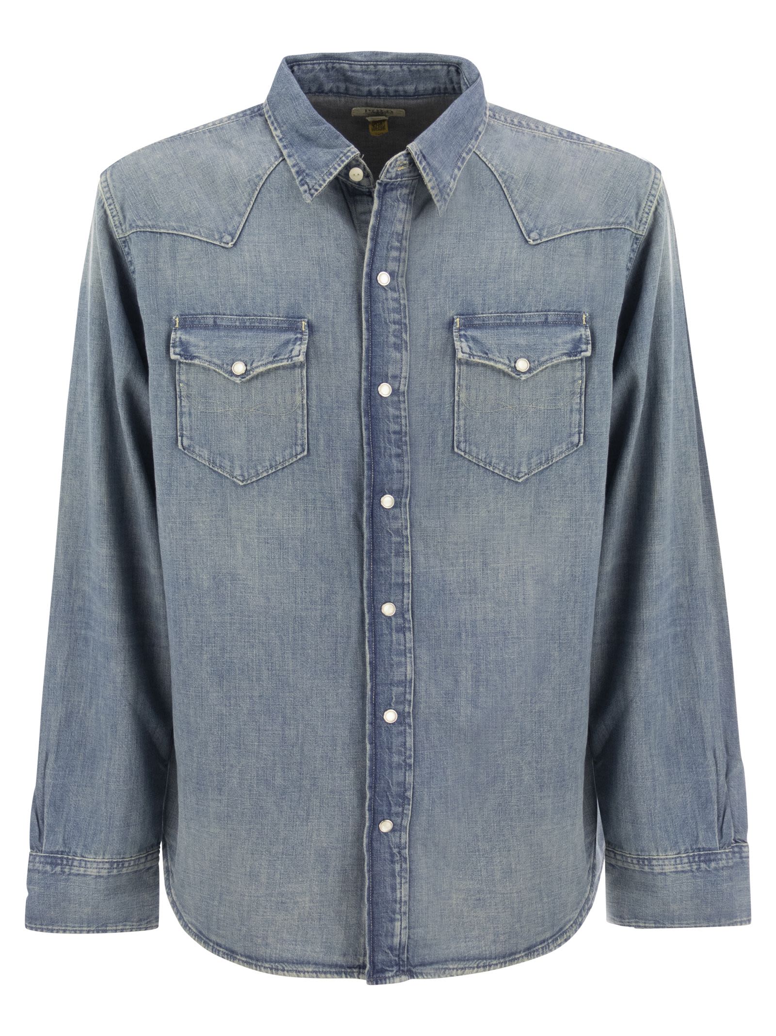 Western Style Denim Shirt