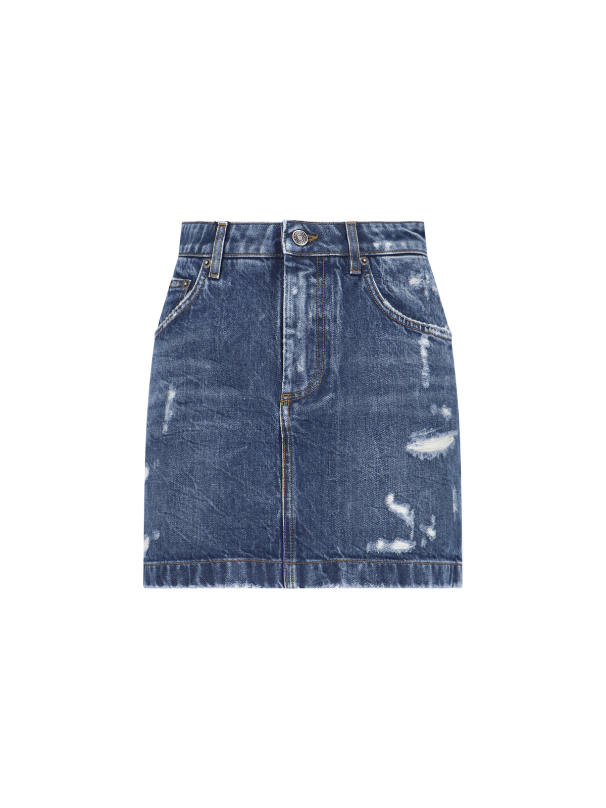 Denim Mini Skirt