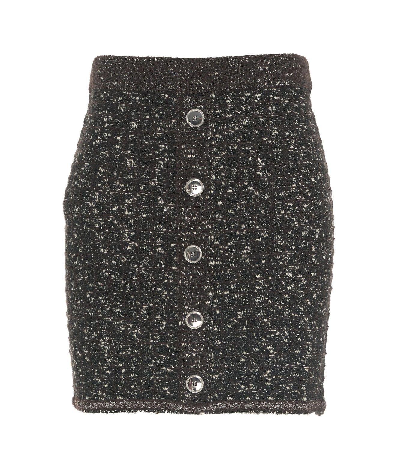 Vinacciolo Button Detailed Mini Skirt