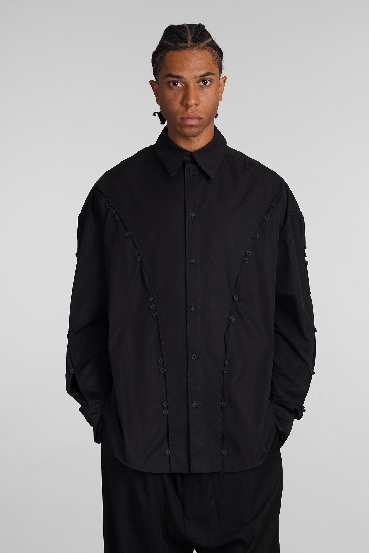 Shirt In Black Cotton