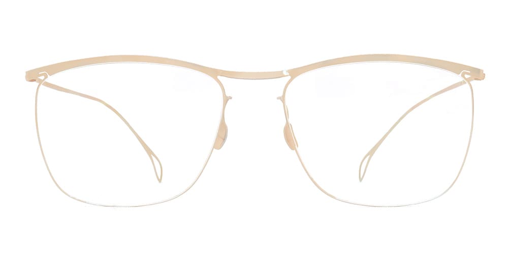 Haffmans & Neumeister Mildenberger - Satin Gold Rx Glasses In Gold