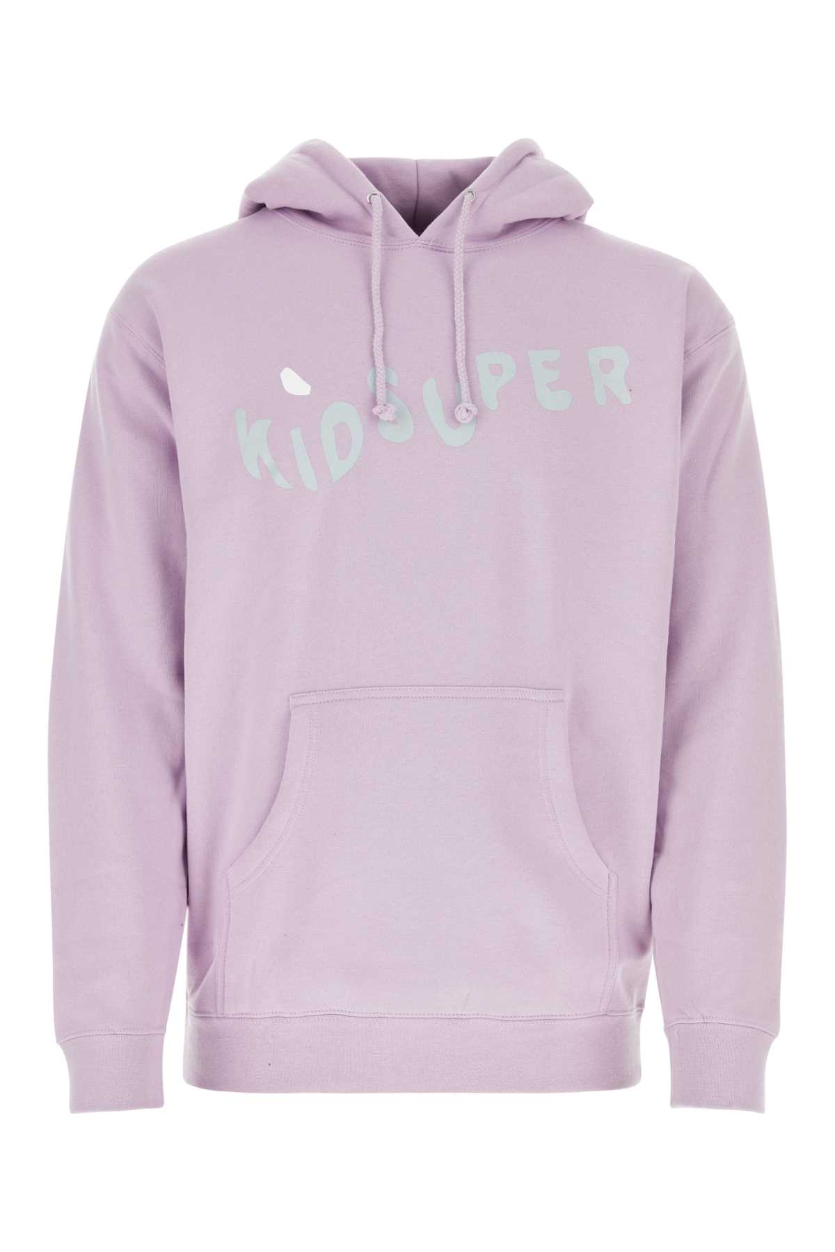 Lilac Cotton Blend Kidsuper Wave Sweatshirt