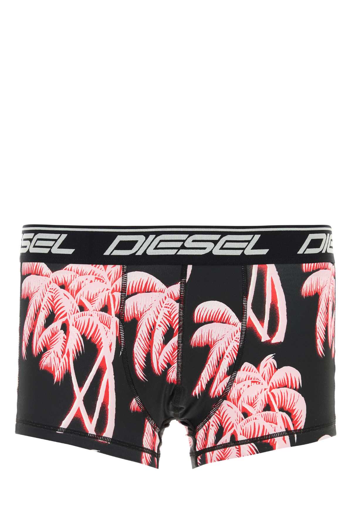 Printed Stretch Polyester Boxer