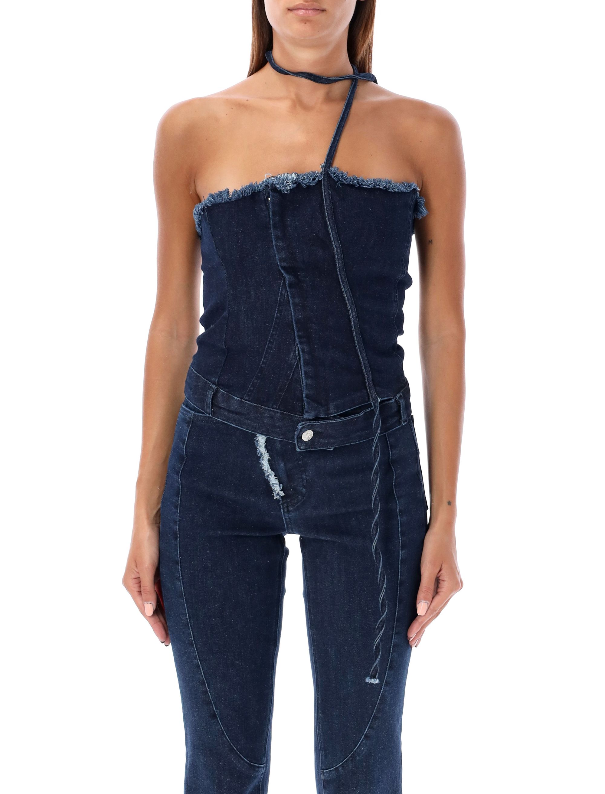 Denim Tube Top