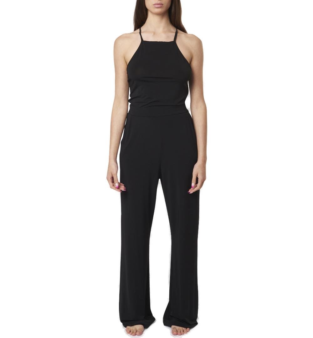 Straight Leg Sleeveless Jumpsuit