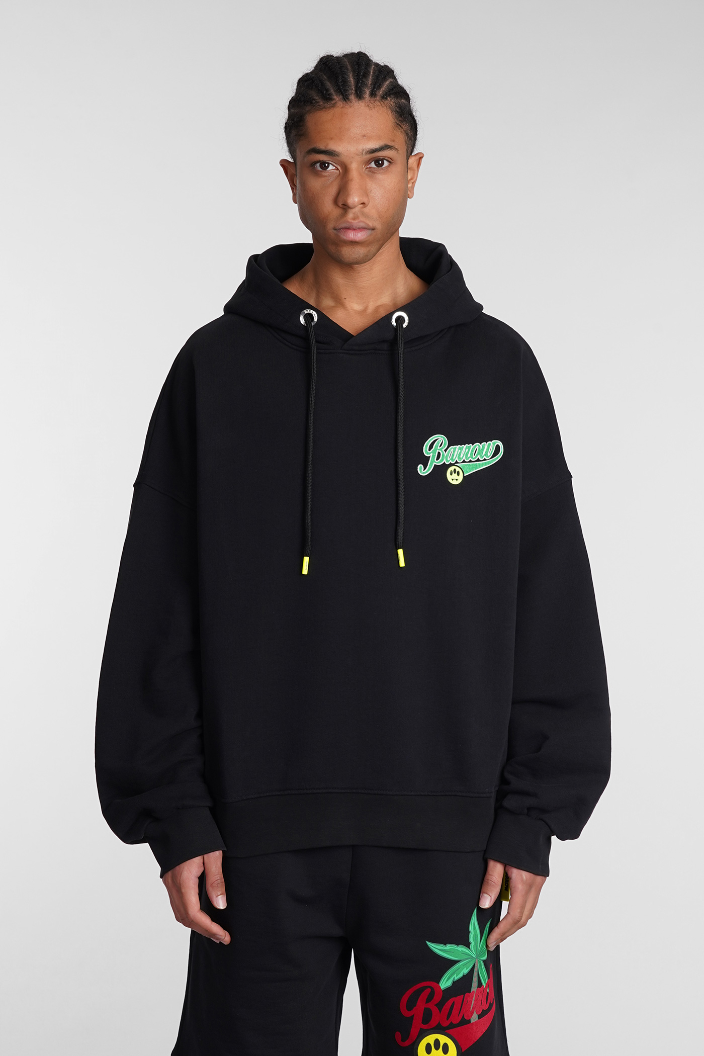 Sweatshirt In Black Cotton