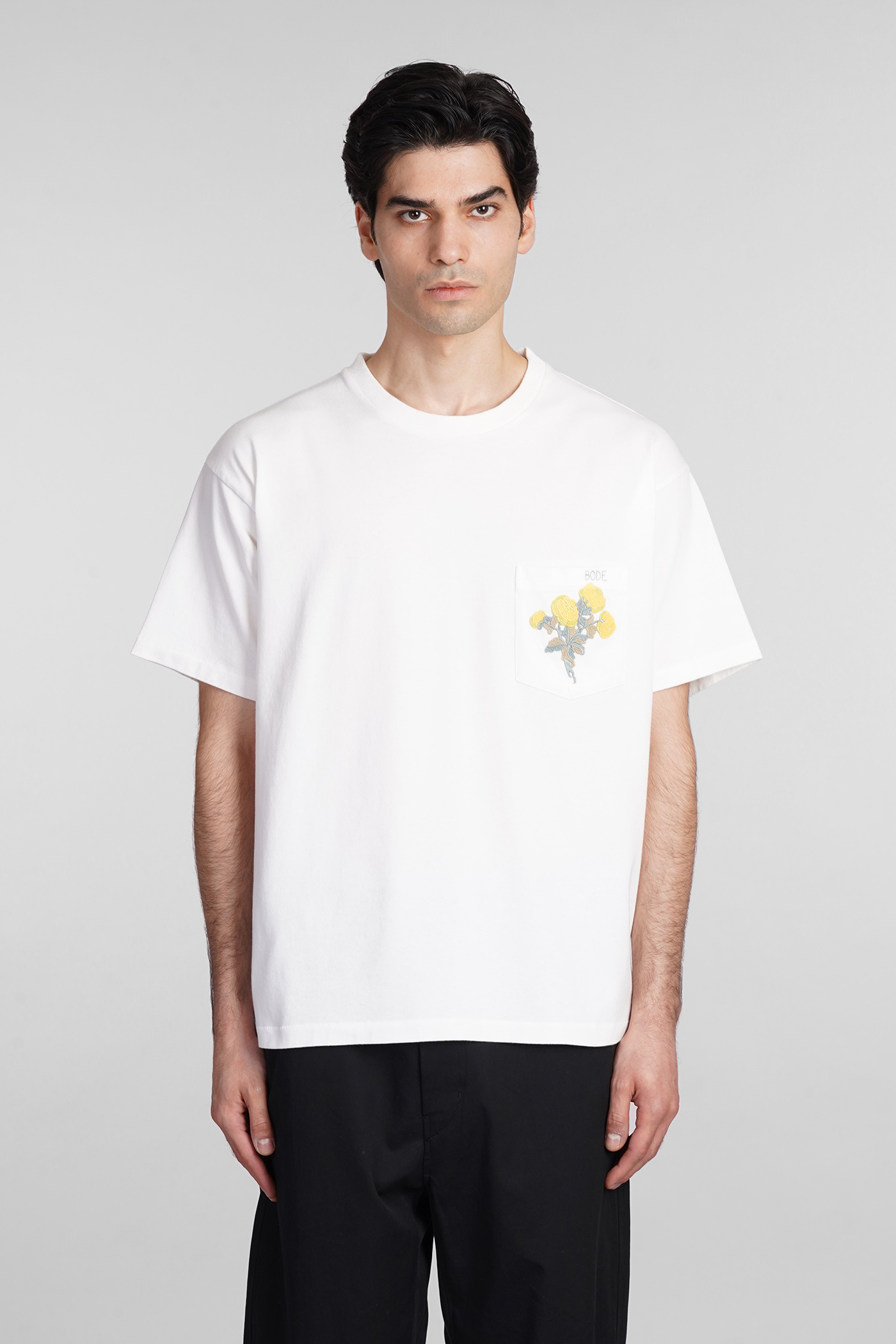 T-shirt In White Cotton