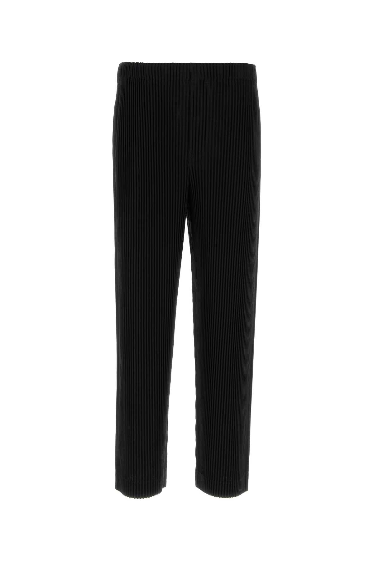 Homme Plissé Issey Miyake Black Polyester Pant