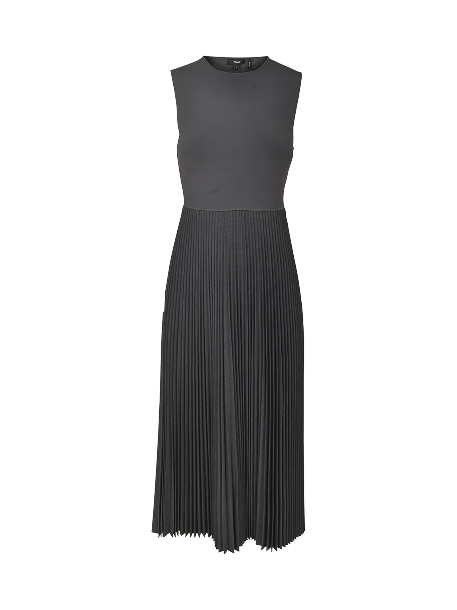 Sleeveless Pleated Dress