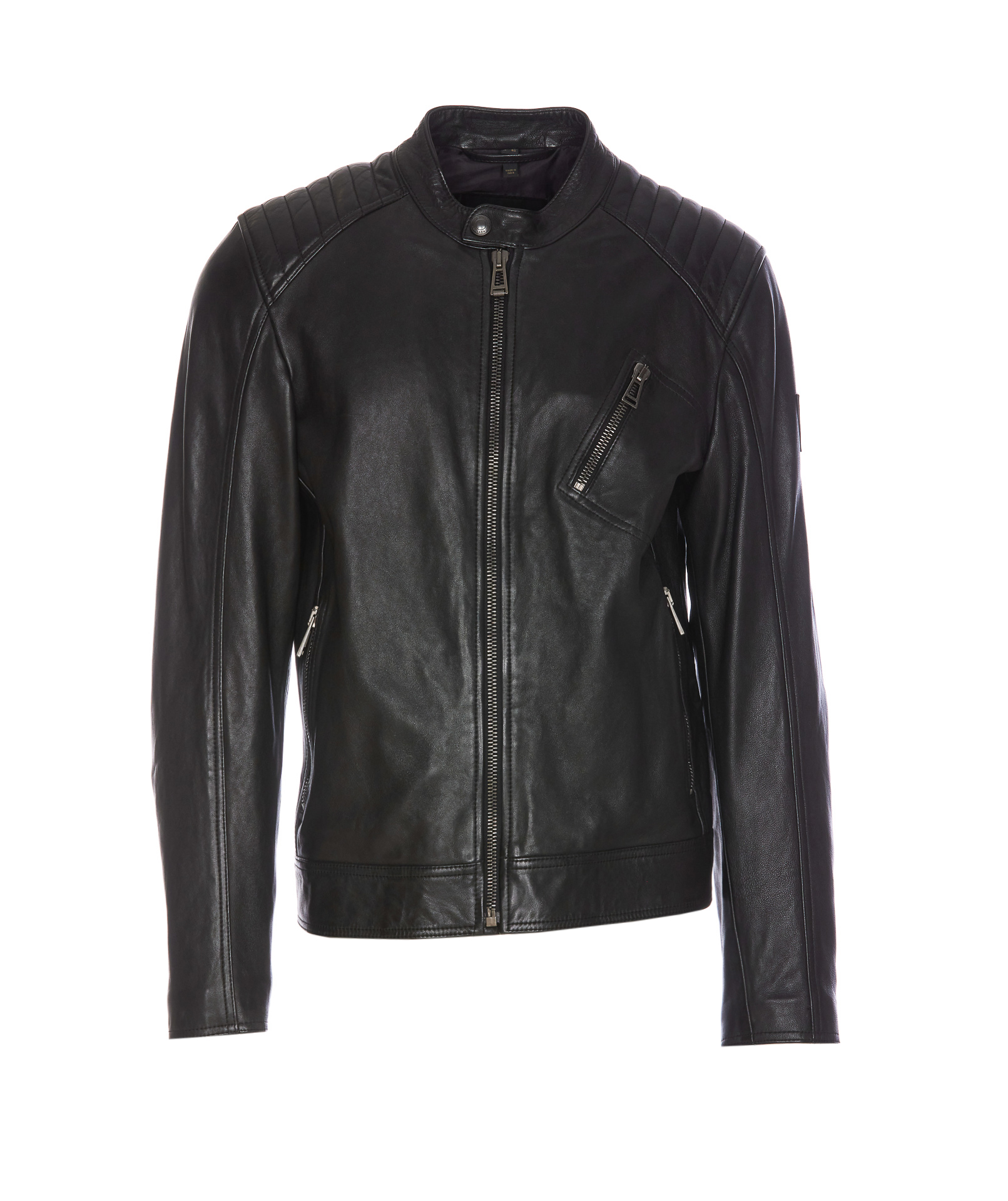 V Racer Leather Jacket