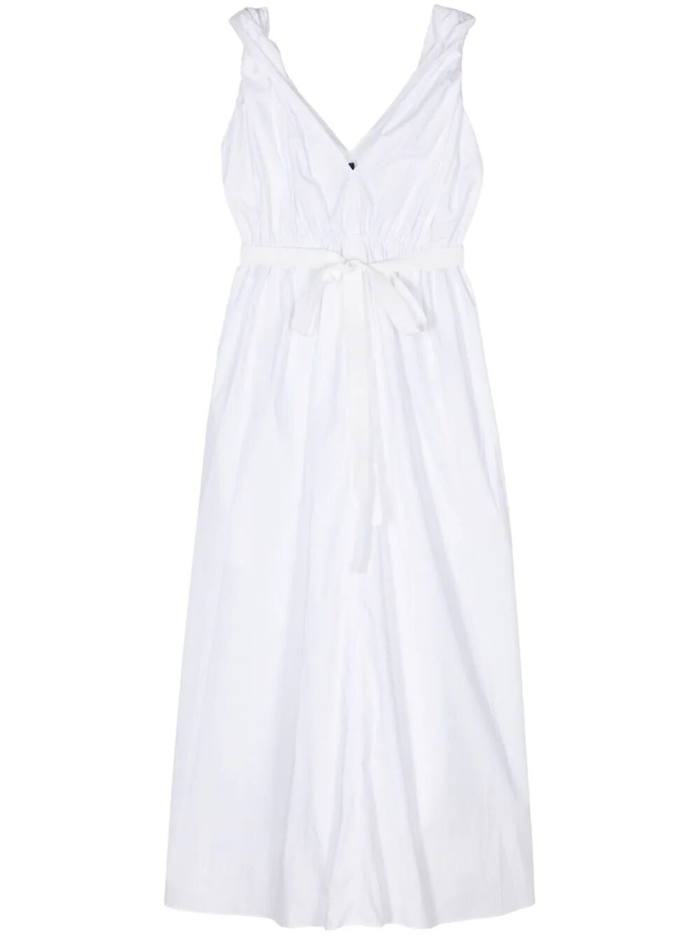 Sleeveless Dress With Elastic Waist