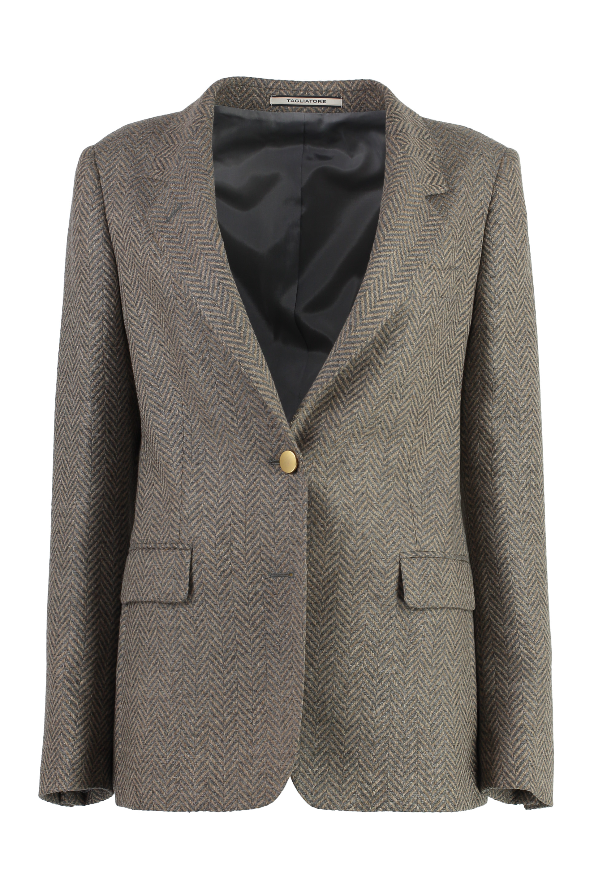 Tagliatore 0205 Single-breasted Virgin Wool Jacket