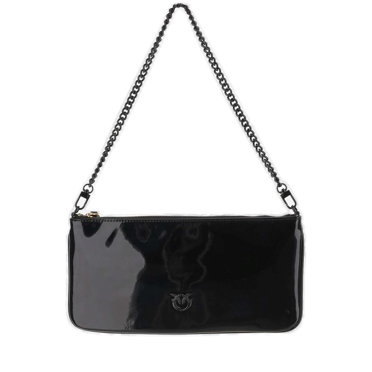 Horizontal Flat Shoulder Bag