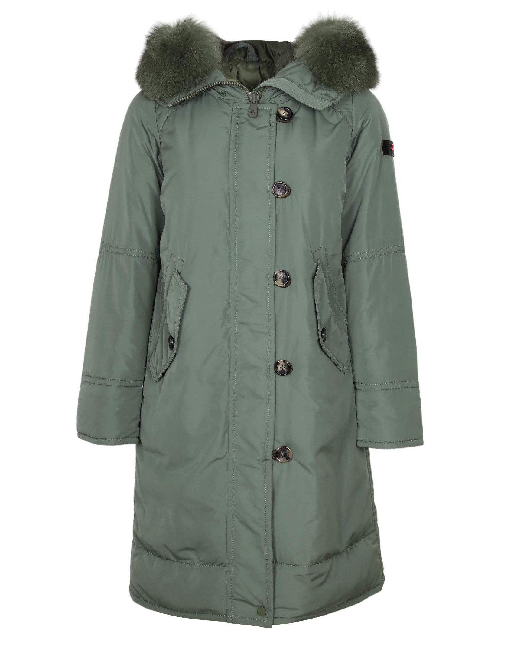 Parka Cassat Mfc Fur Con Cappuccio Colore Verde